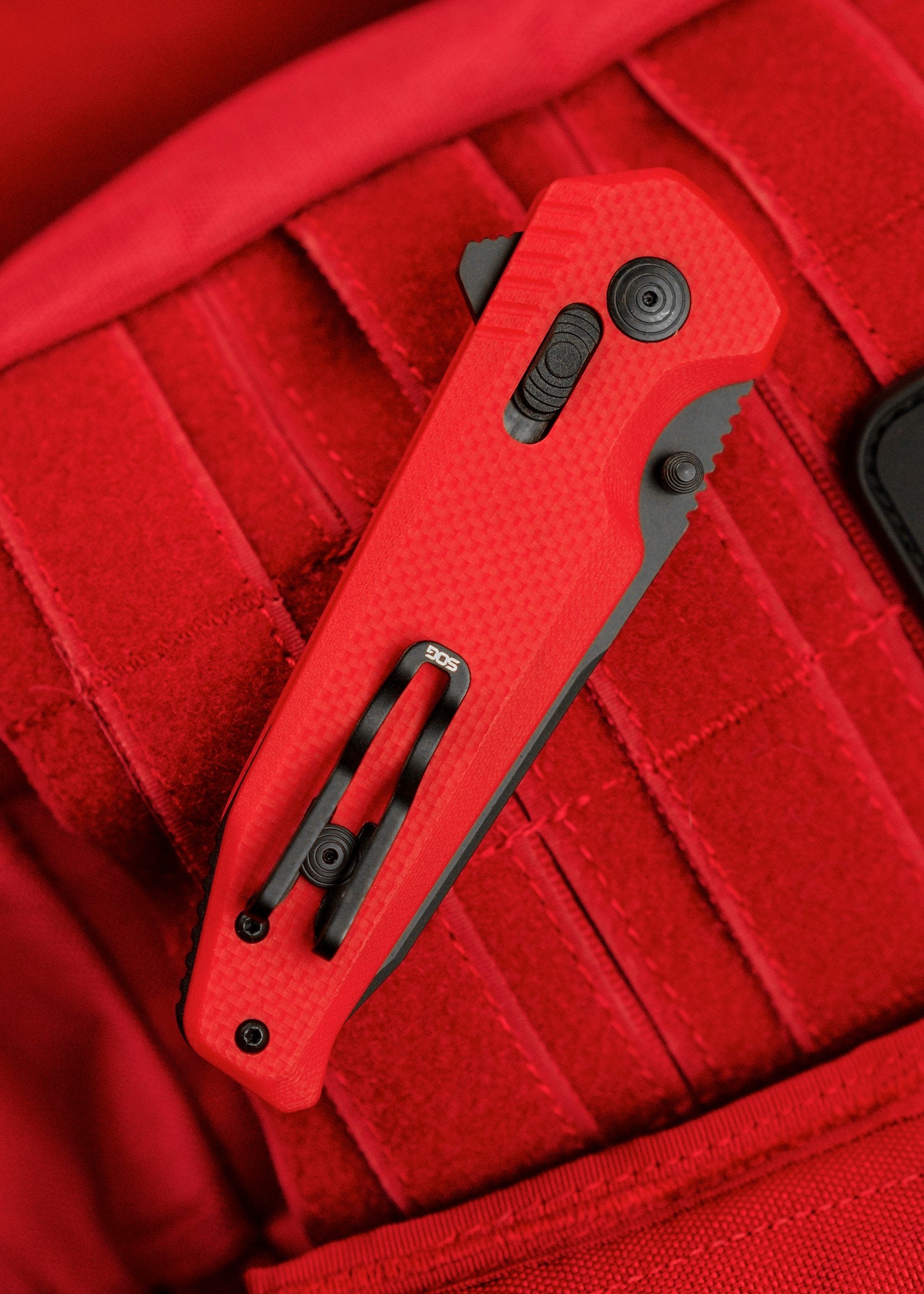 Imagen única de: Navaja Vision Xr Lte - Roja, Sog