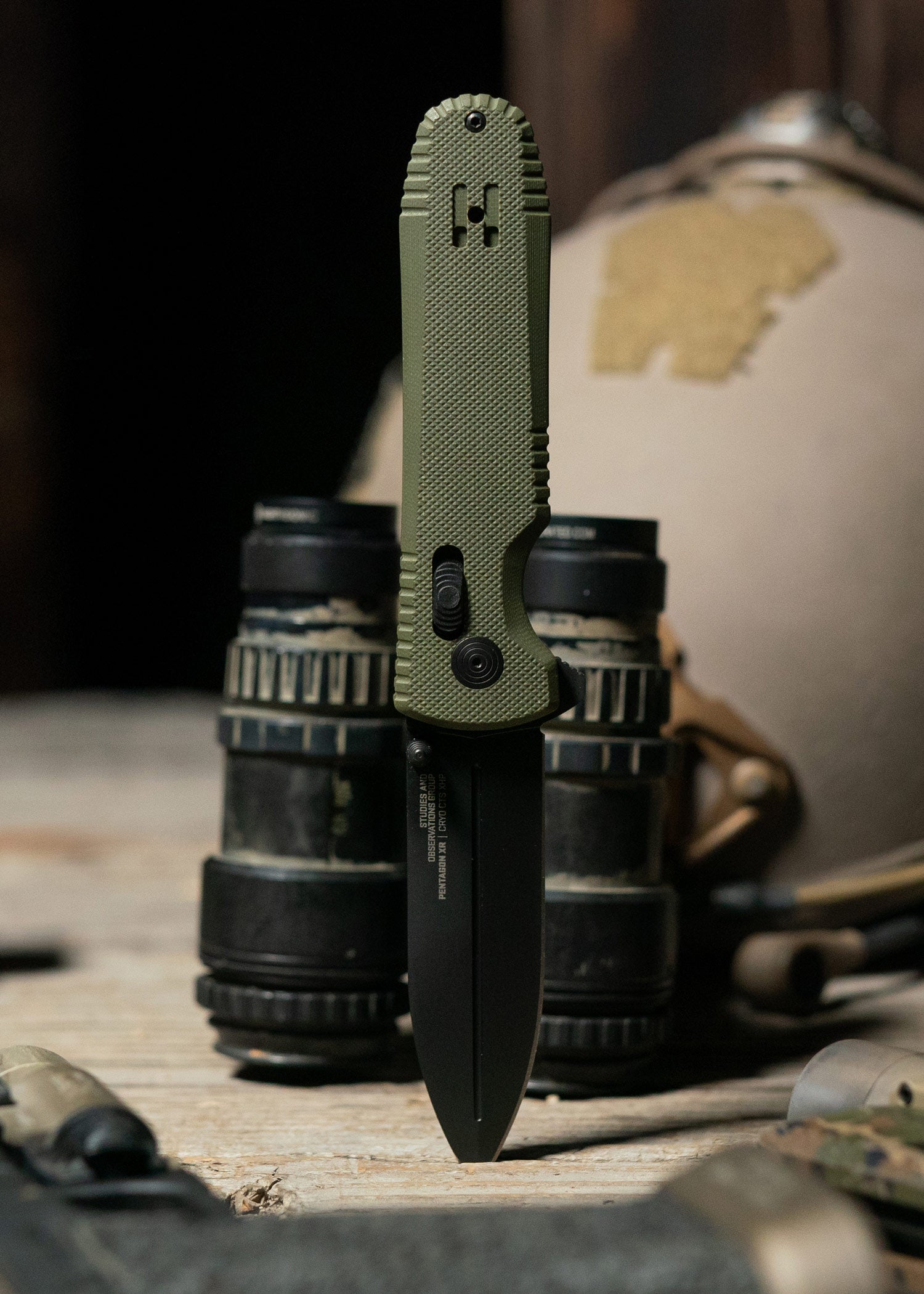 Imagen única de: Navaja Pentagon Xr - Od Verde, Sog