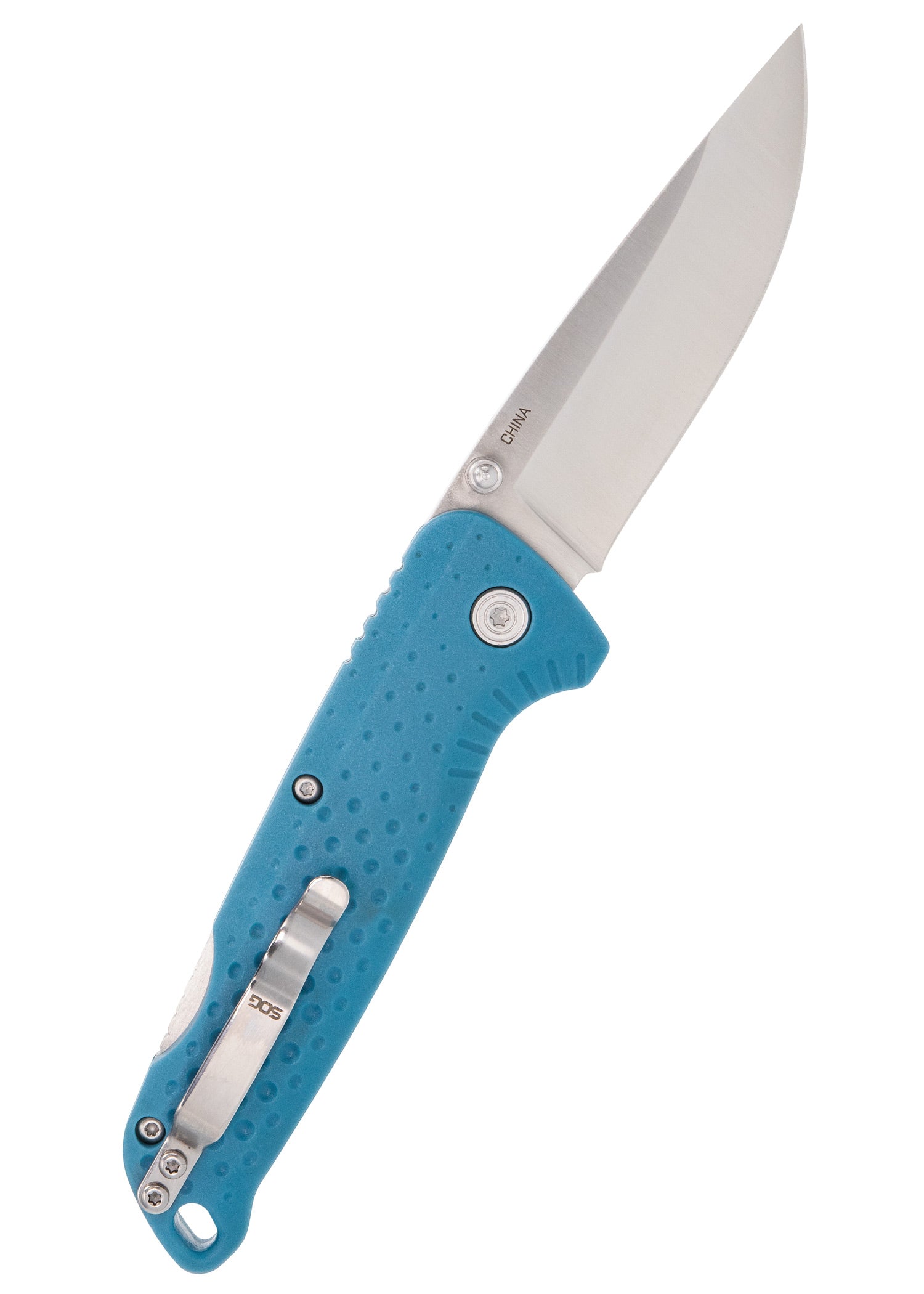 Imagen única de: Sog Adventurer Lb Azul Nórdico, Satinado, Navaja De Bolsillo