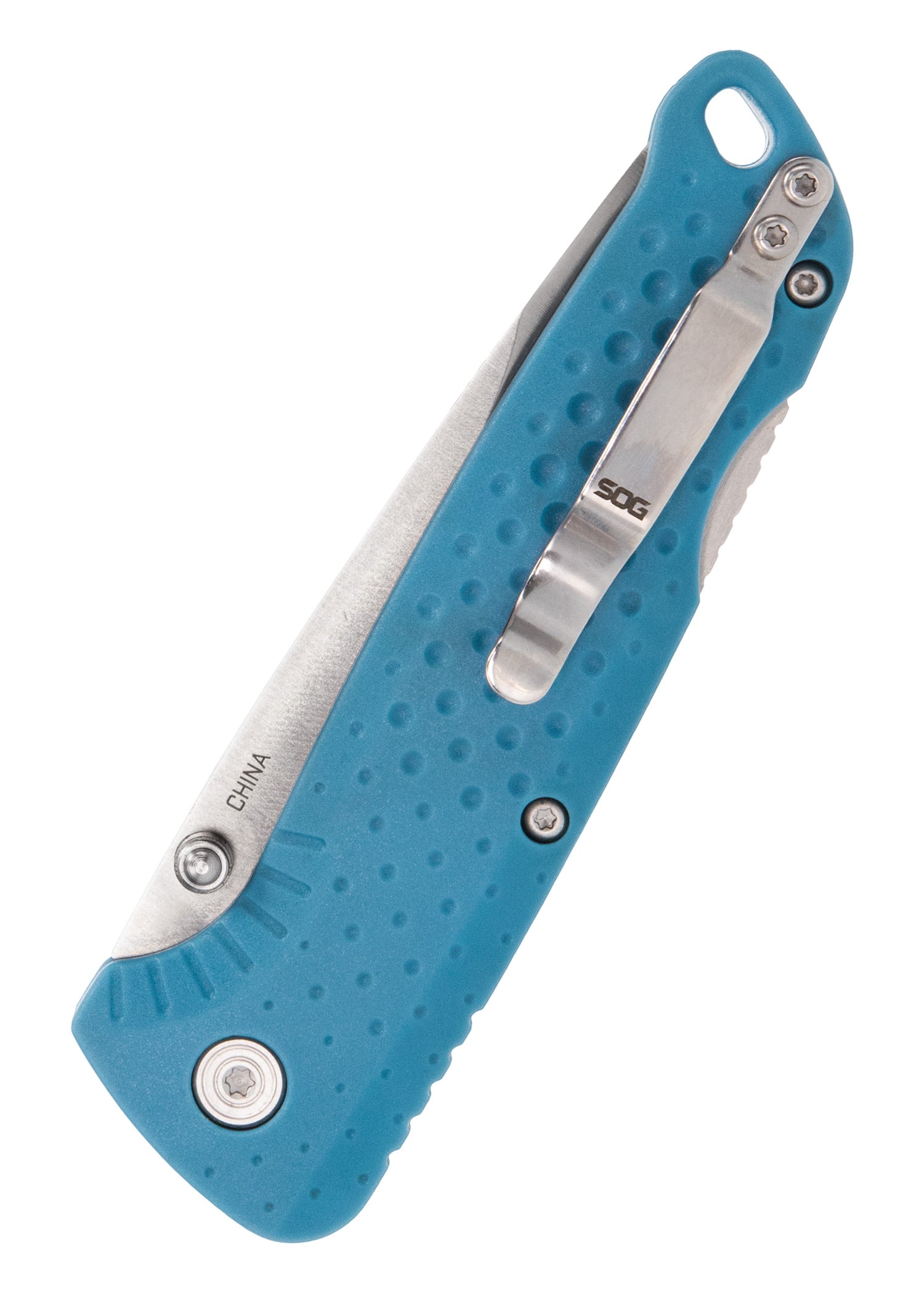 Imagen única de: Sog Adventurer Lb Azul Nórdico, Satinado, Navaja De Bolsillo