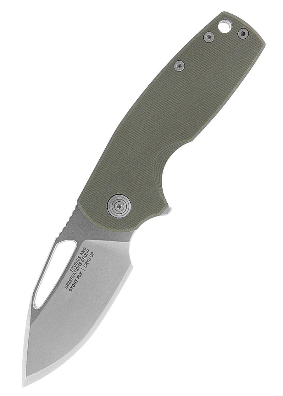 Imagen única de: Sog Stout Flk Od Green, Stonewash, Navaja De Bolsillo