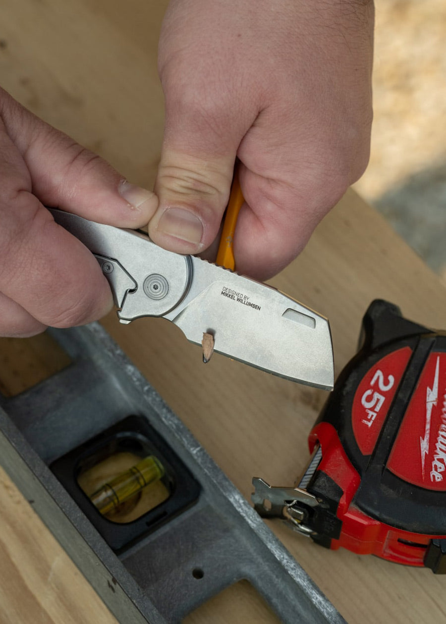 Imagen única de: Sog Stout Flk Cleaver Od Green, Stonewash, Navaja De Bolsillo