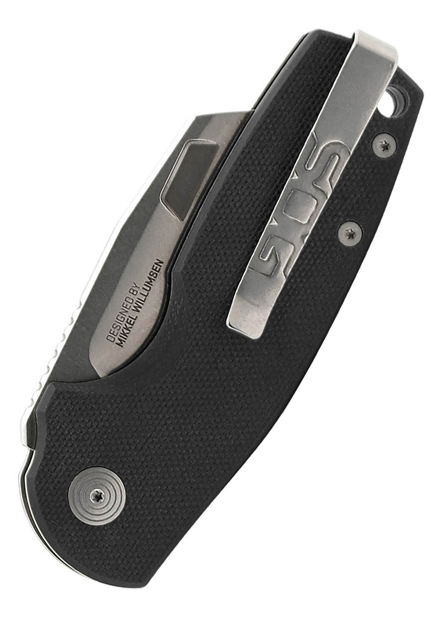 Imagen única de: Sog Stout Flk Cleaver Black, Stonewash, Navaja De Bolsillo