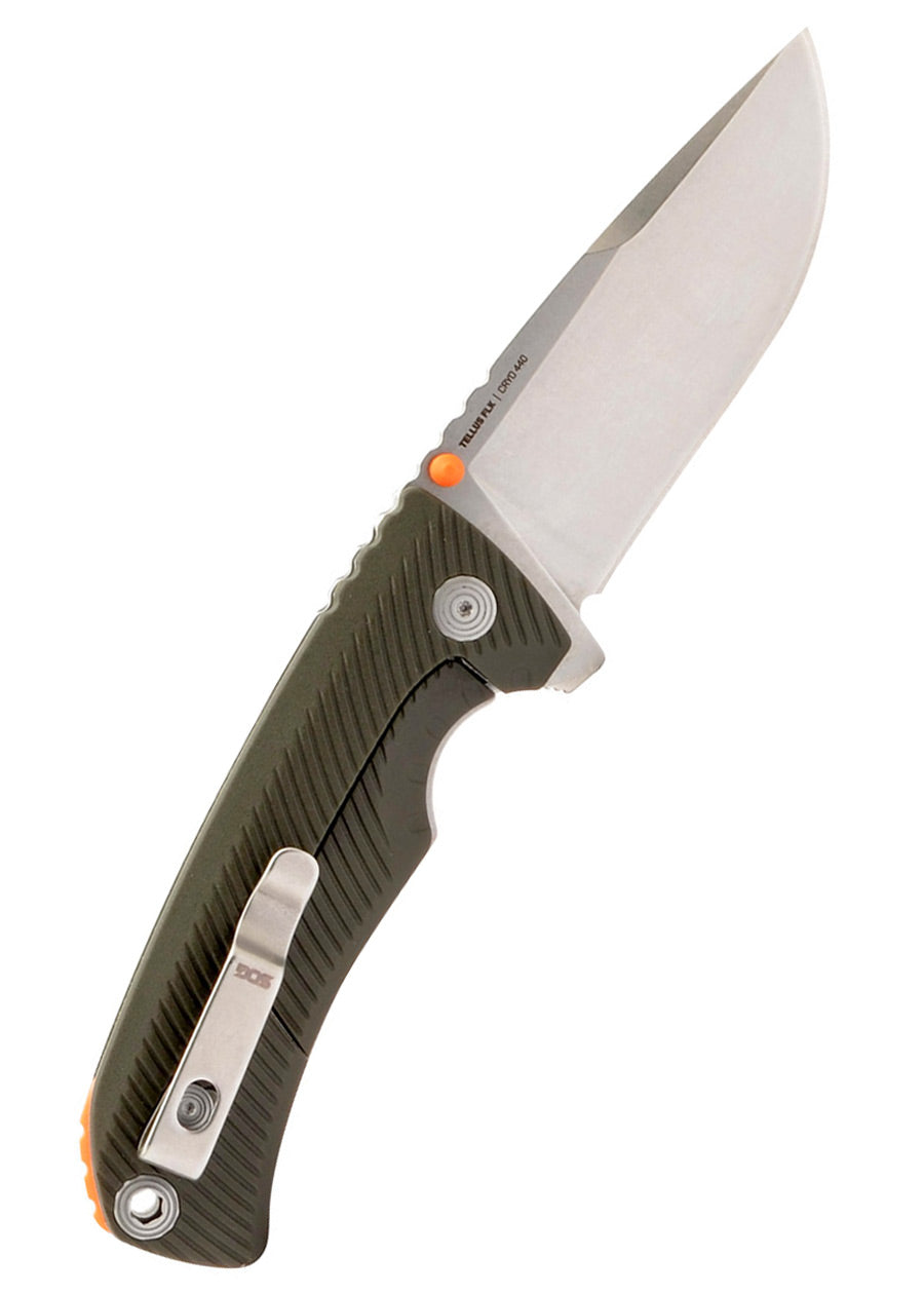 Imagen única de: Sog Tellus Flk Olive Drab, Navaja De Bolsillo