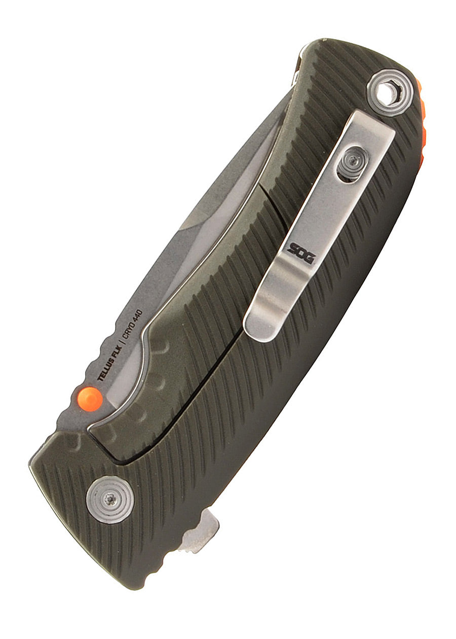 Imagen única de: Sog Tellus Flk Olive Drab, Navaja De Bolsillo