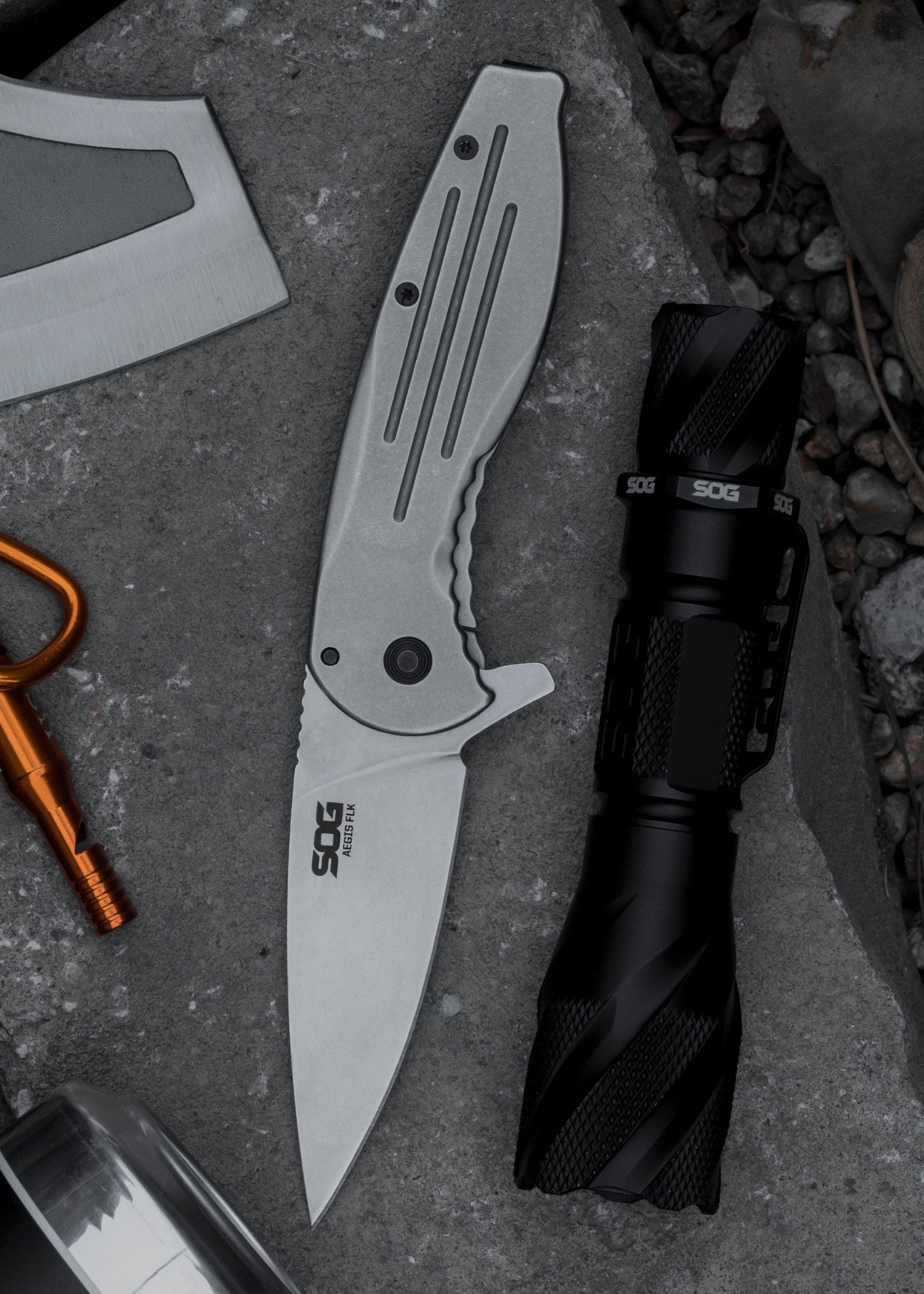 Imagen única de: Navaja De Bolsillo Aegis Flk, Sog