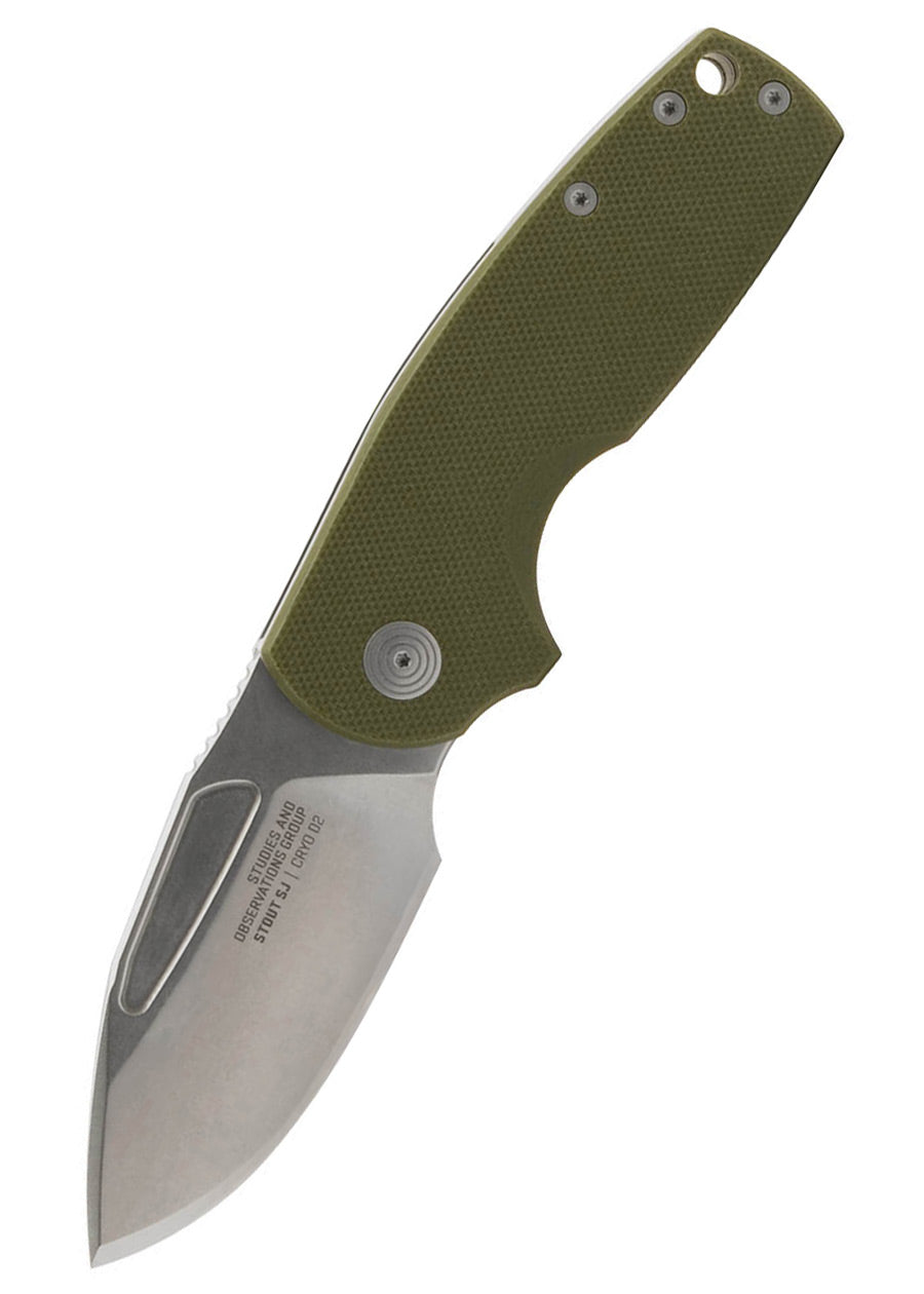 Imagen única de: Sog Stout Sj, Od Green + Stonewash, Navaja De Bolsillo