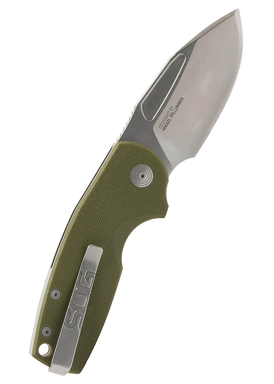 Imagen única de: Sog Stout Sj, Od Green + Stonewash, Navaja De Bolsillo