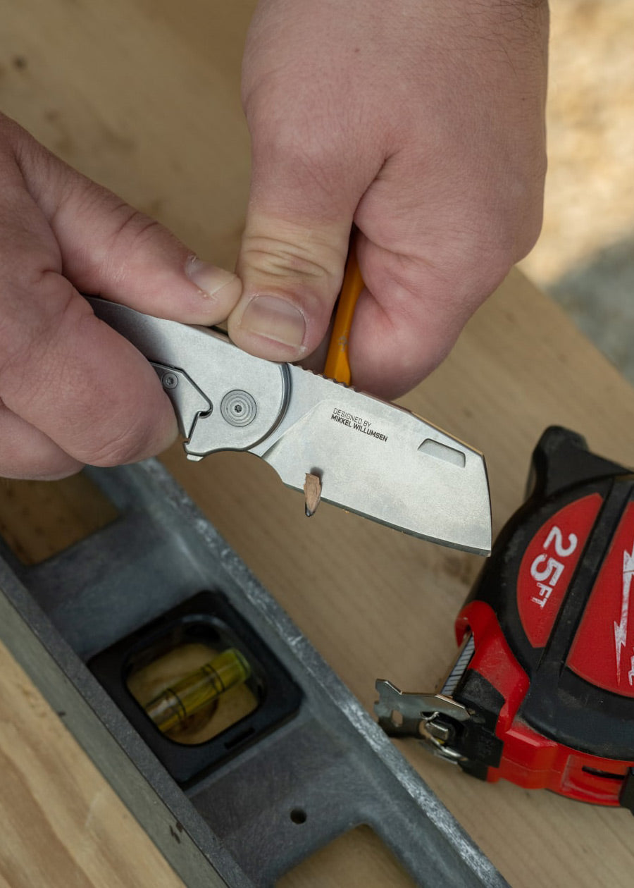 Imagen única de: Sog Stout Sj Cleaver, Od Green + Stonewash, Navaja De Bolsillo