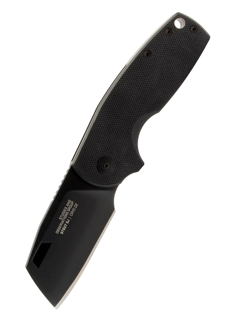 Imagen única de: Sog Stout Sj Cleaver, Blackout, Navaja De Bolsillo