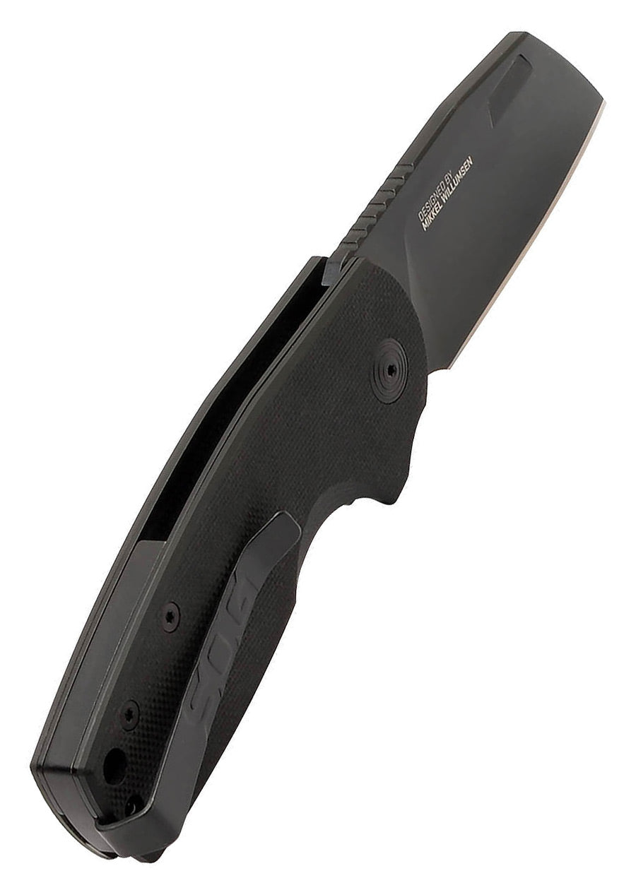 Imagen única de: Sog Stout Sj Cleaver, Blackout, Navaja De Bolsillo