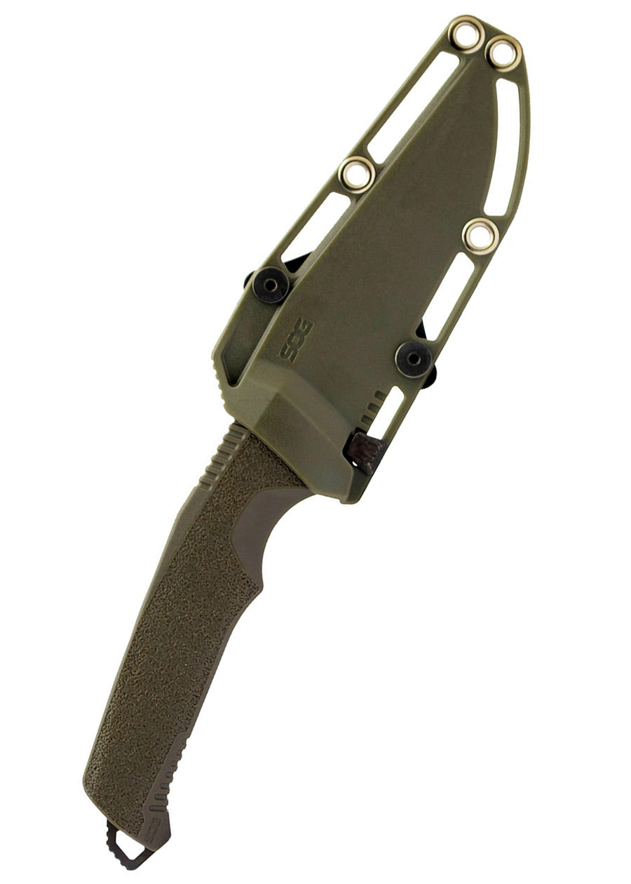 Imagen única de: Sog Trident Fx, Od Green, Parcialmente Serrado, Cuchillo Fijo