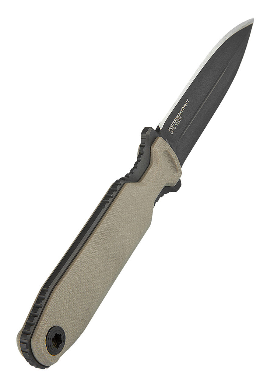 Imagen única de: Cuchillo Fijo Pentagon Fx Covert - Flat Dark Earth, Sog