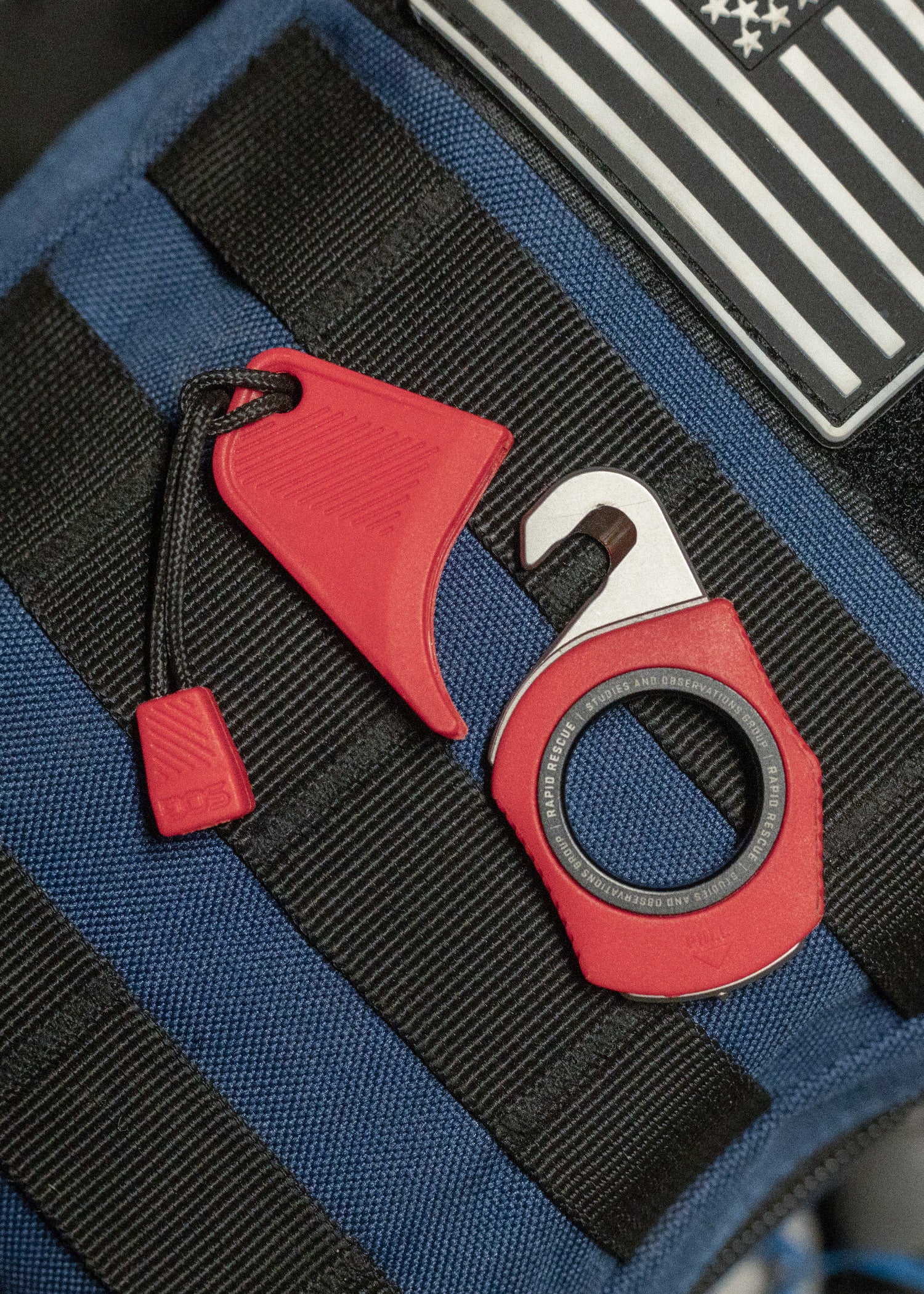 Imagen única de: Sog Rapid Rescue, Rescue Red, Cuchillo Fijo