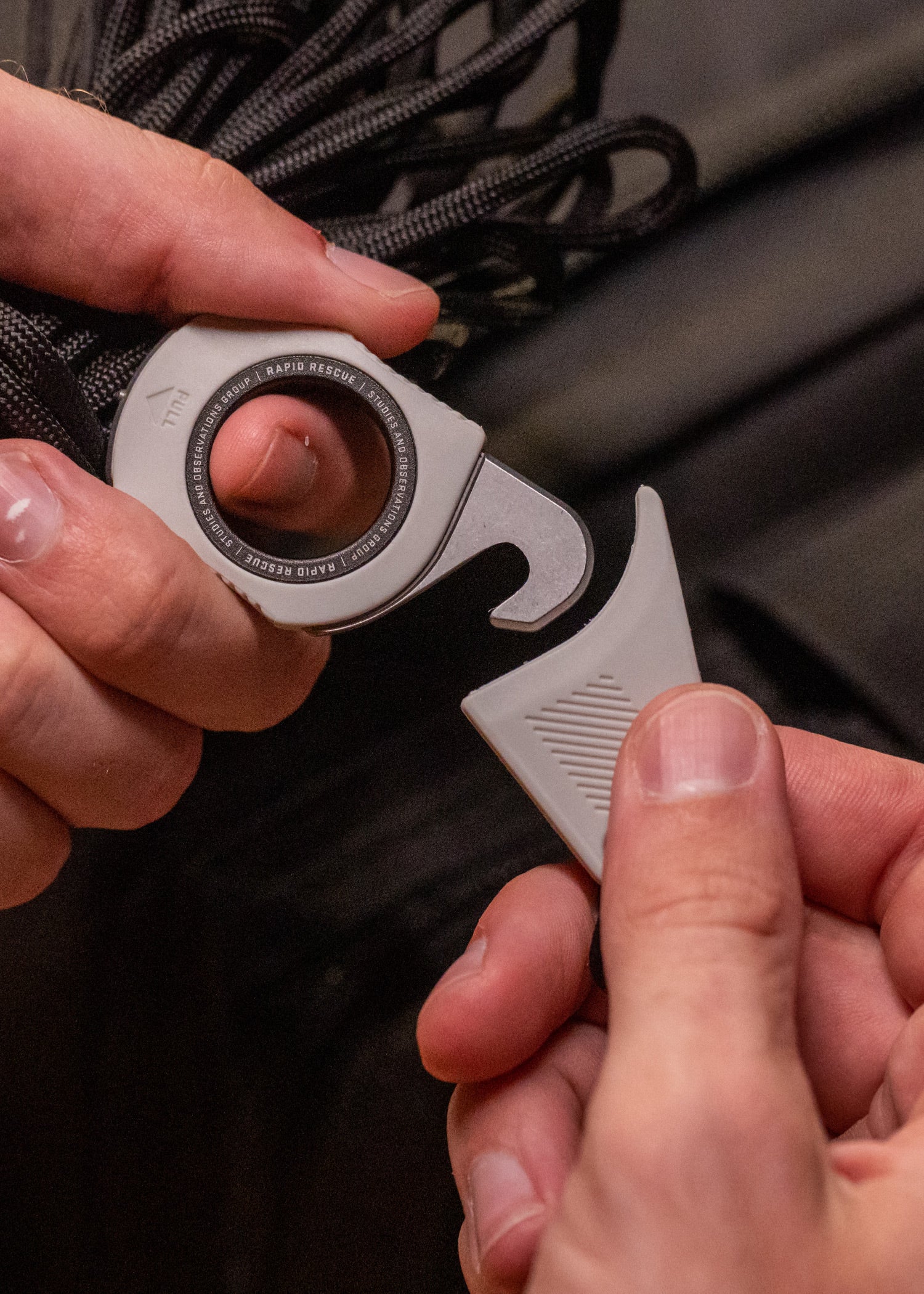 Imagen única de: Rescate Rápido Sog, Polvo De Hormigón, Cuchillo Fijo