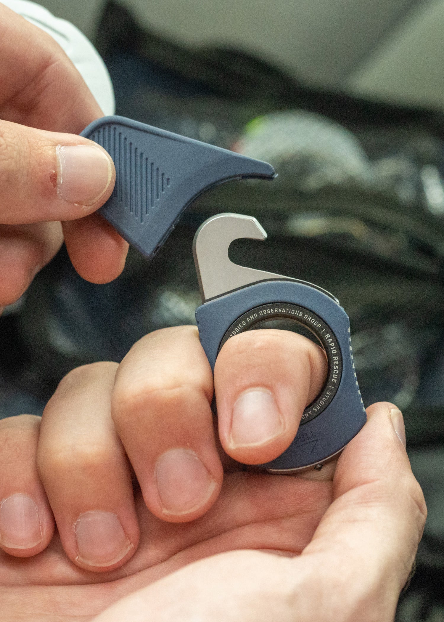 Imagen única de: Sog Rapid Rescue, Azul Medianoche, Cuchillo Fijo