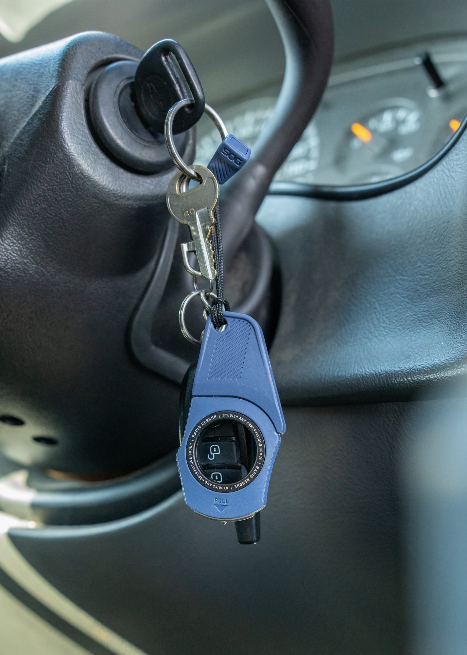 Imagen única de: Sog Rapid Rescue, Azul Medianoche, Cuchillo Fijo