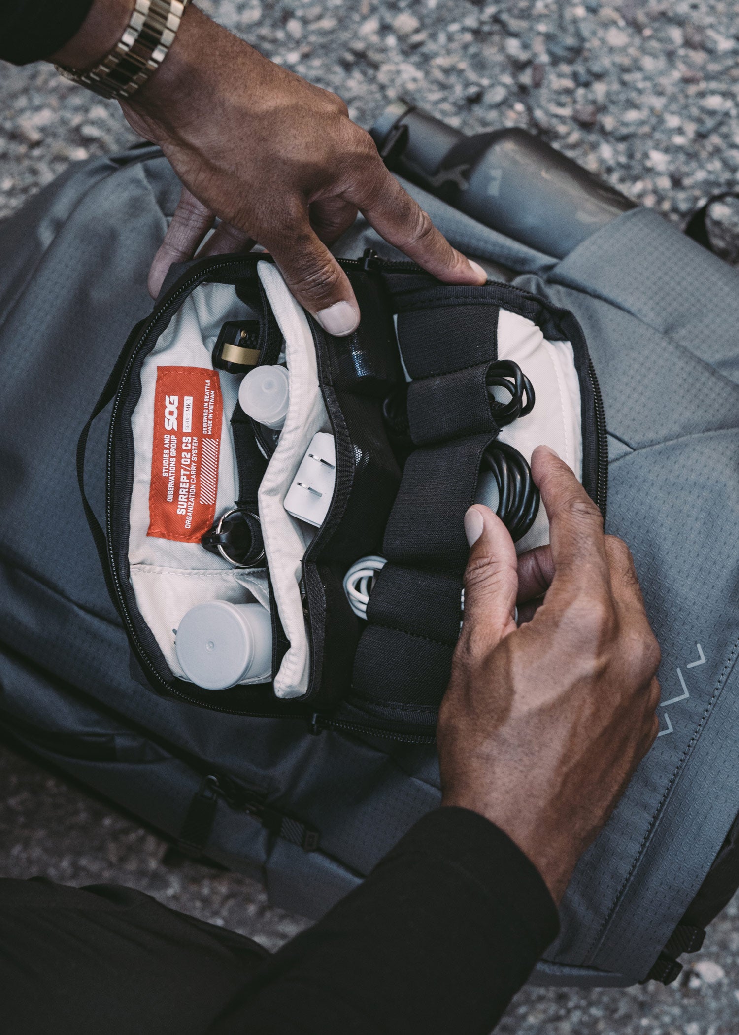 Imagen única de: Organizador Surrept 02 Cs, Carbón Vegetal, Sog