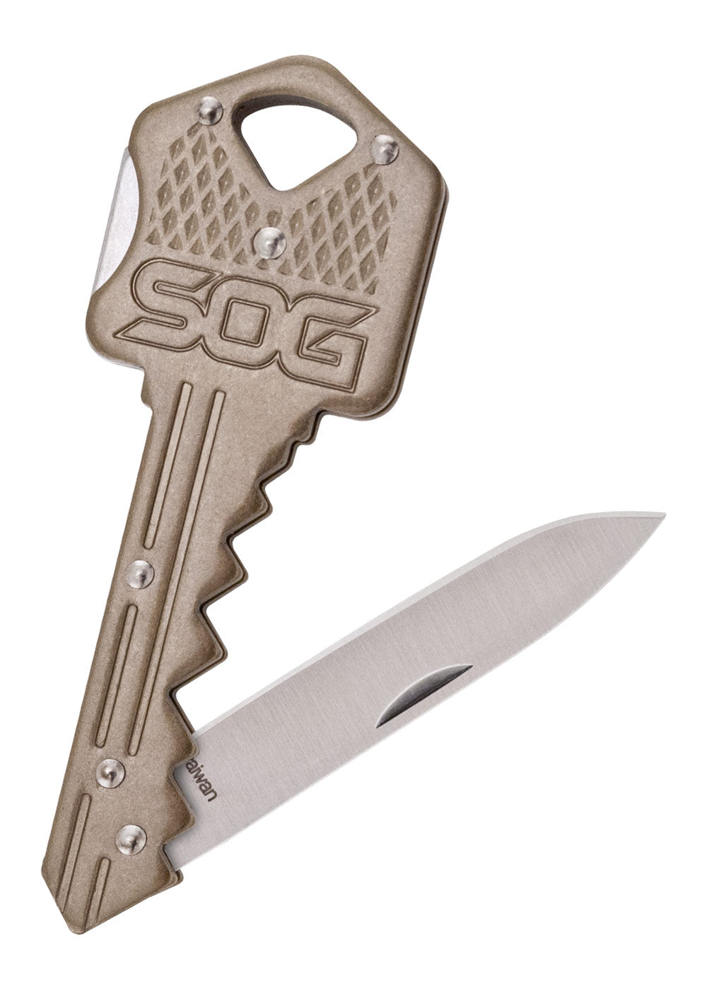 Imagen única de: Navaja Para Llaves, Latón, Sog