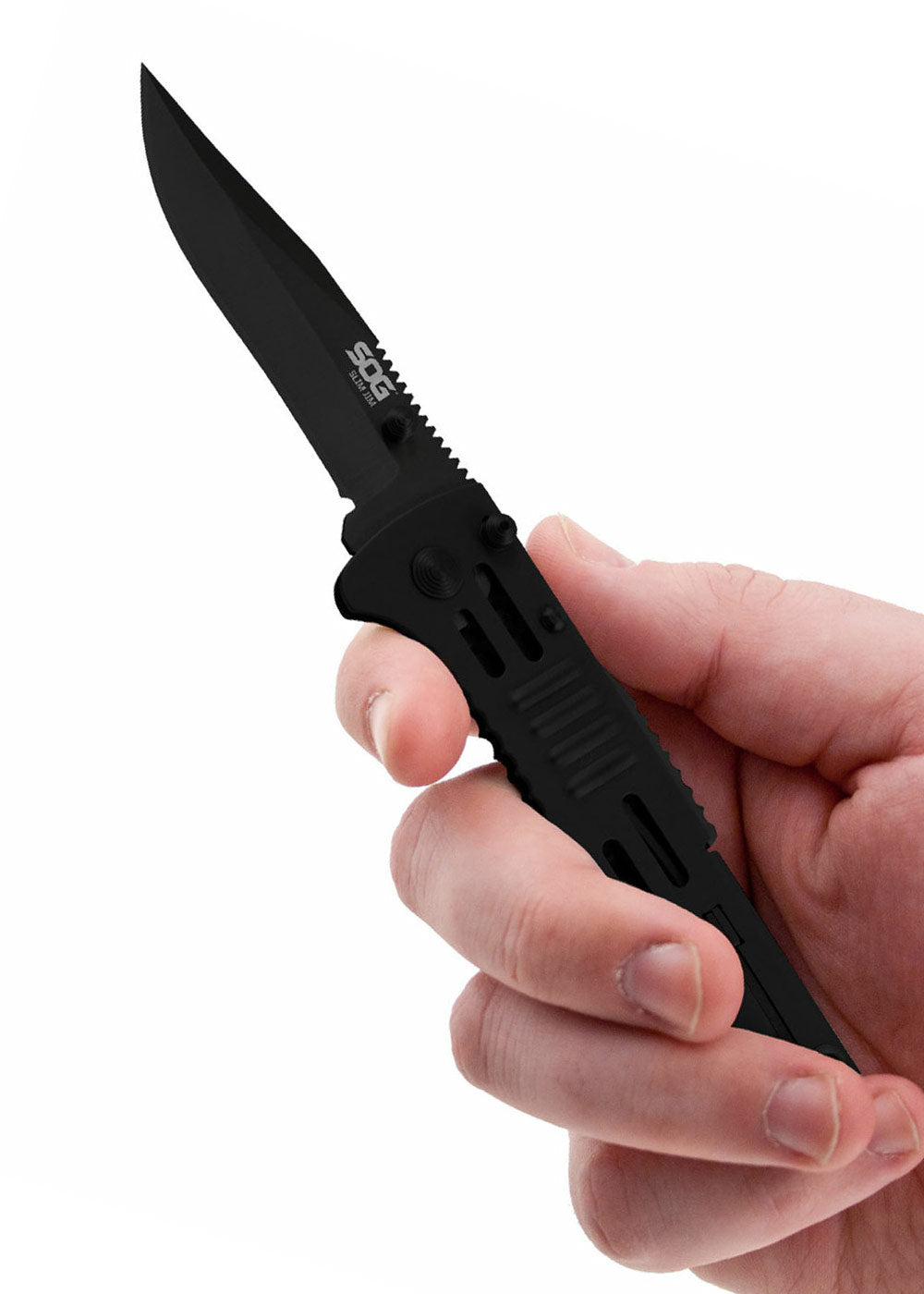 Imagen única de: Navaja Slimjim, Negra, Sog