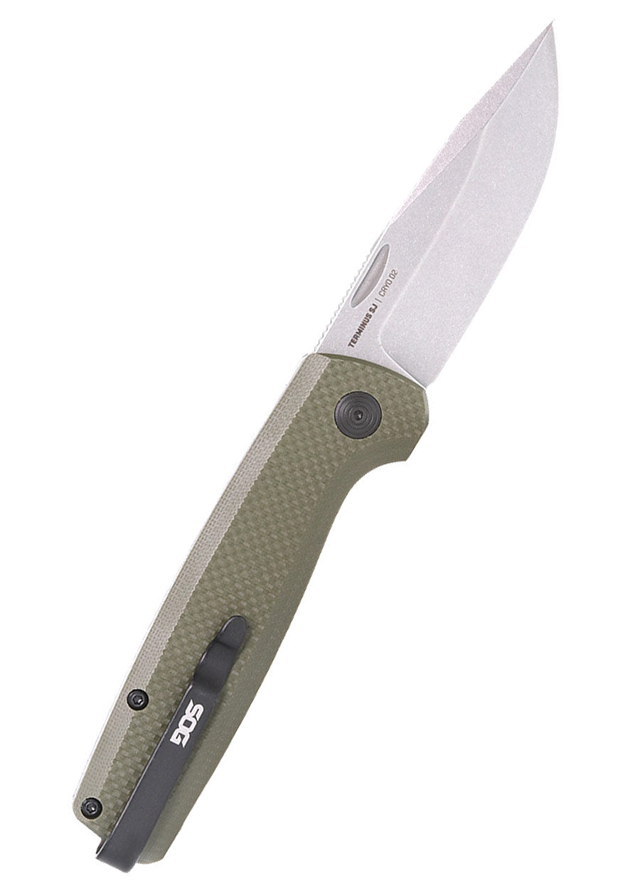 Imagen única de: Sog Terminus Sj, Od Green, Navaja De Bolsillo