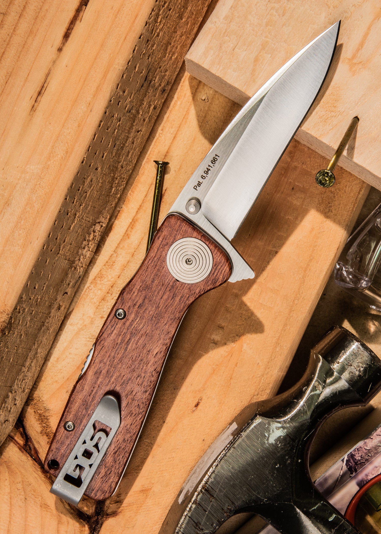 Imagen única de: Navaja Twitch Xl, Palo De Rosa, Sog