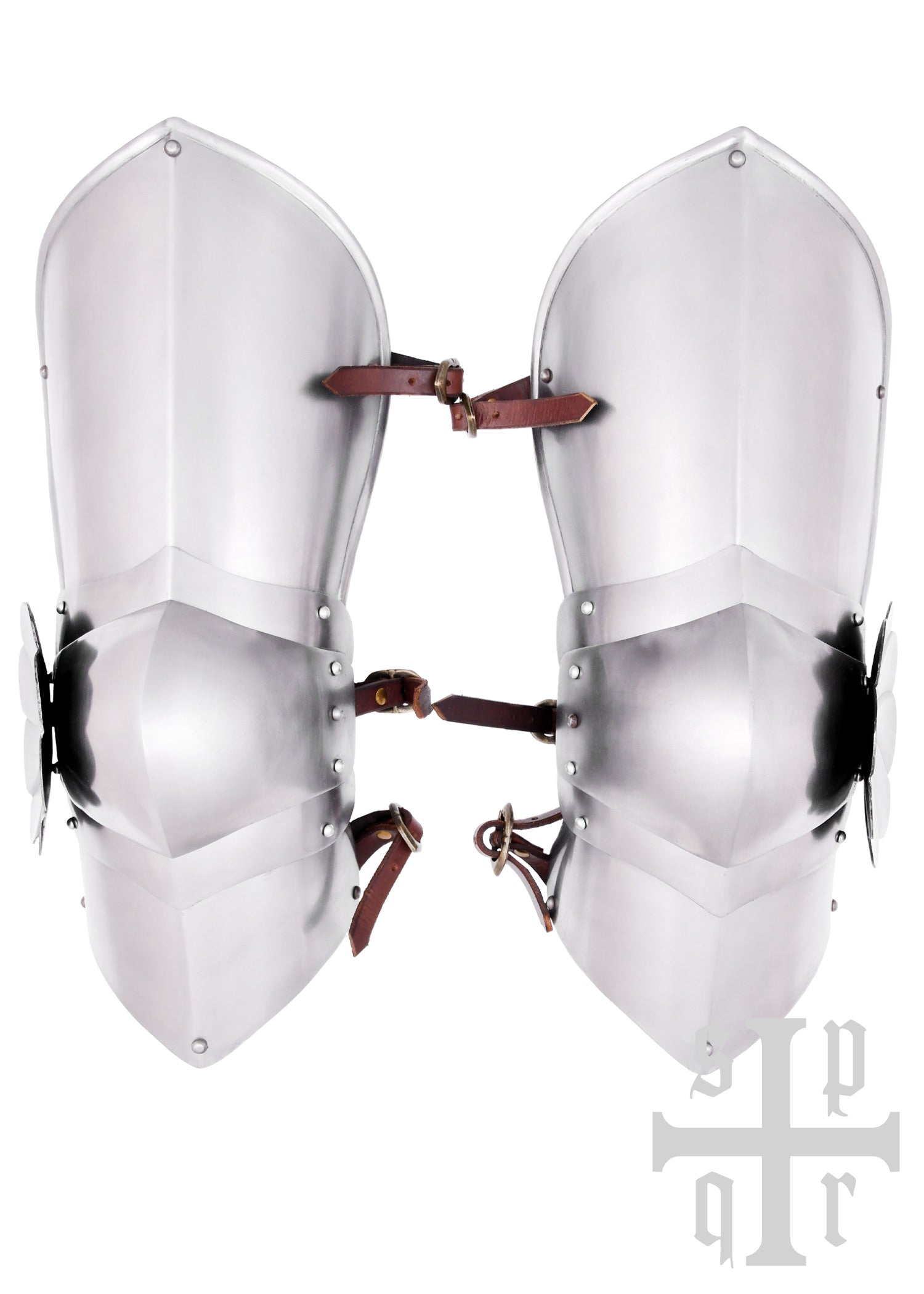 Protección Gótica Para Rodillas Y Muslos, Acero De 1,6 Mm, Par 1