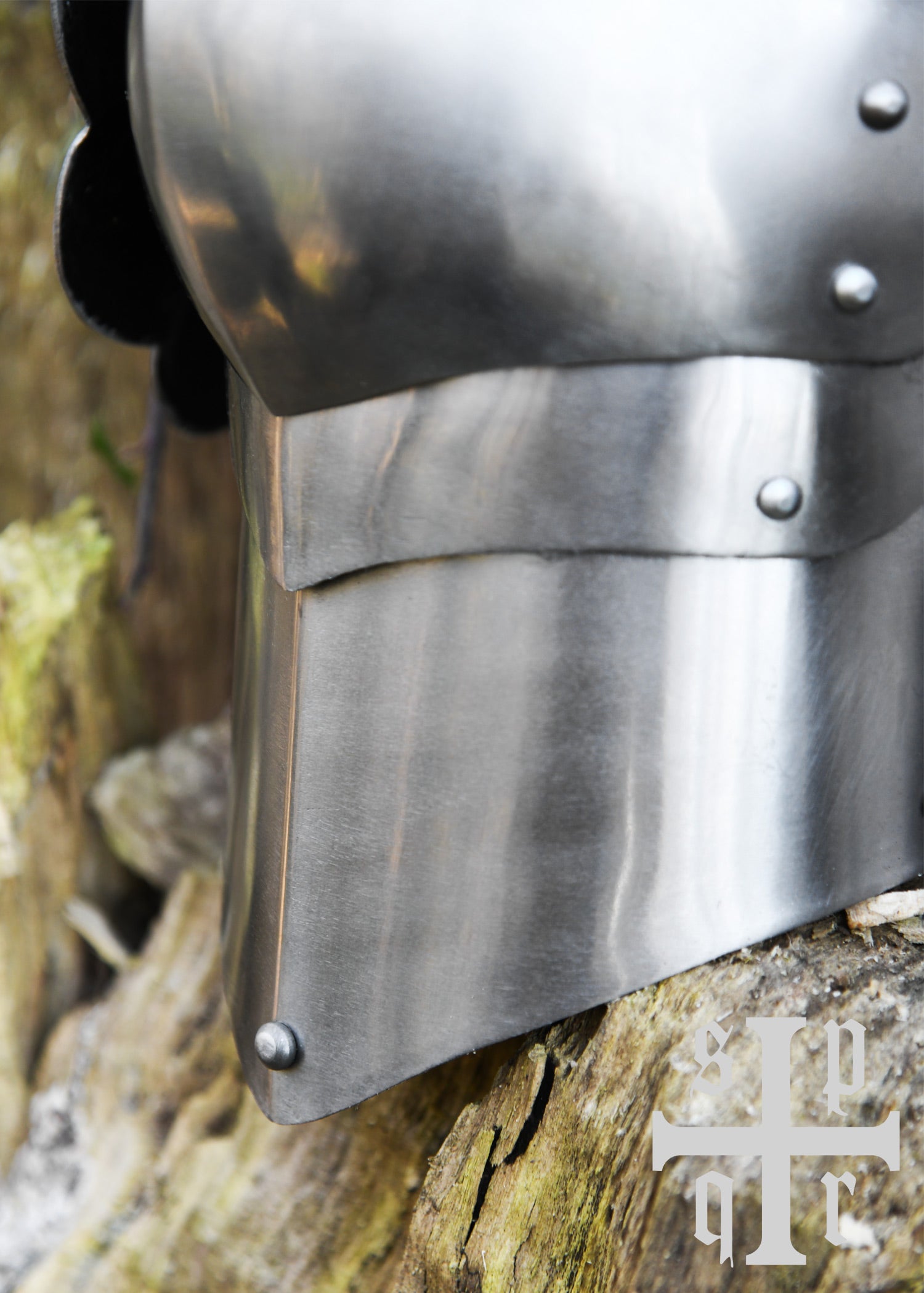 Protección Gótica Para Rodillas Y Muslos, Acero De 1,6 Mm, Par 6