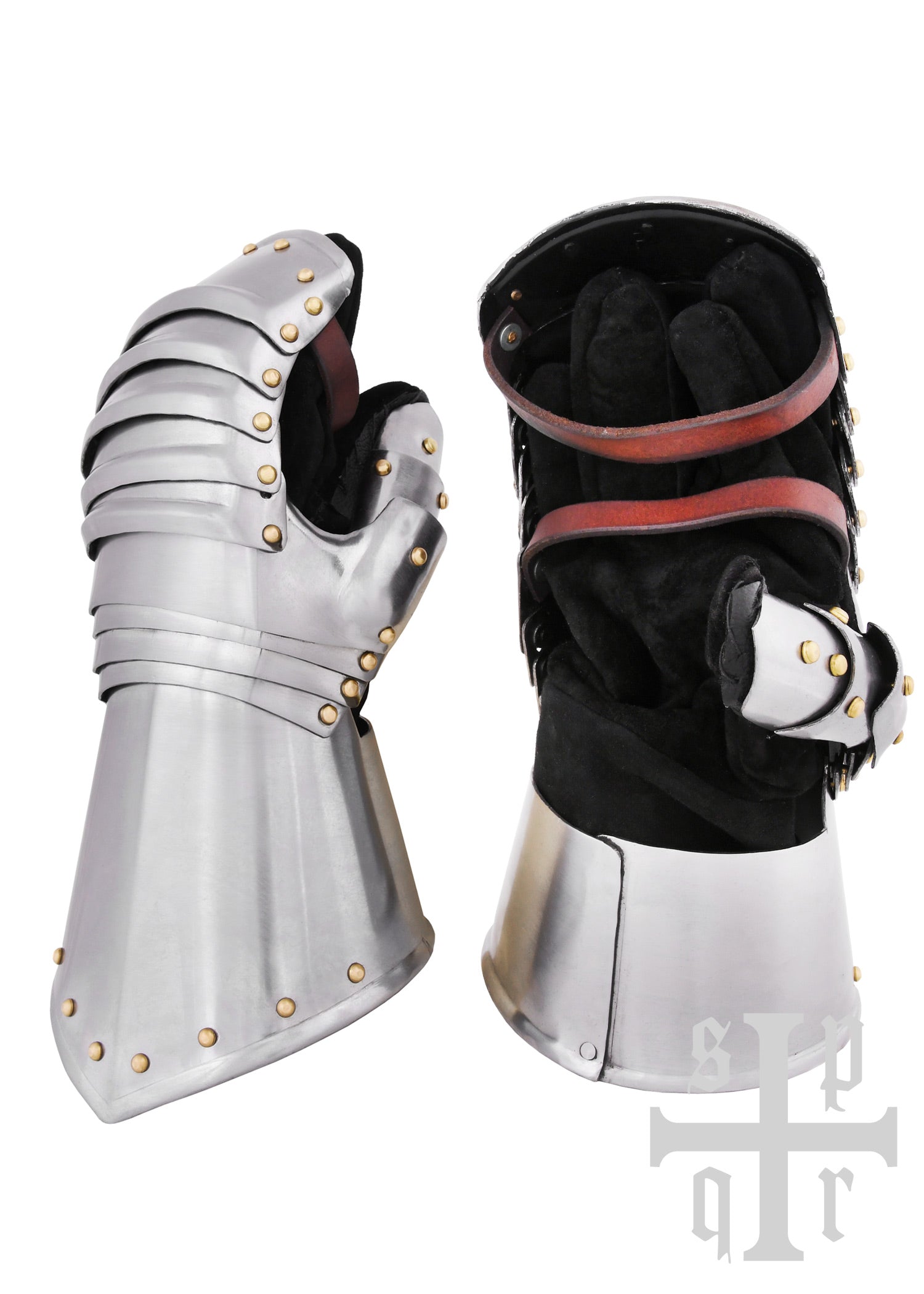 Hentzen Medieval, Guantes De Placas, Siglos Xv-xvi Century, Acero De 1,6 Mm, Par 1