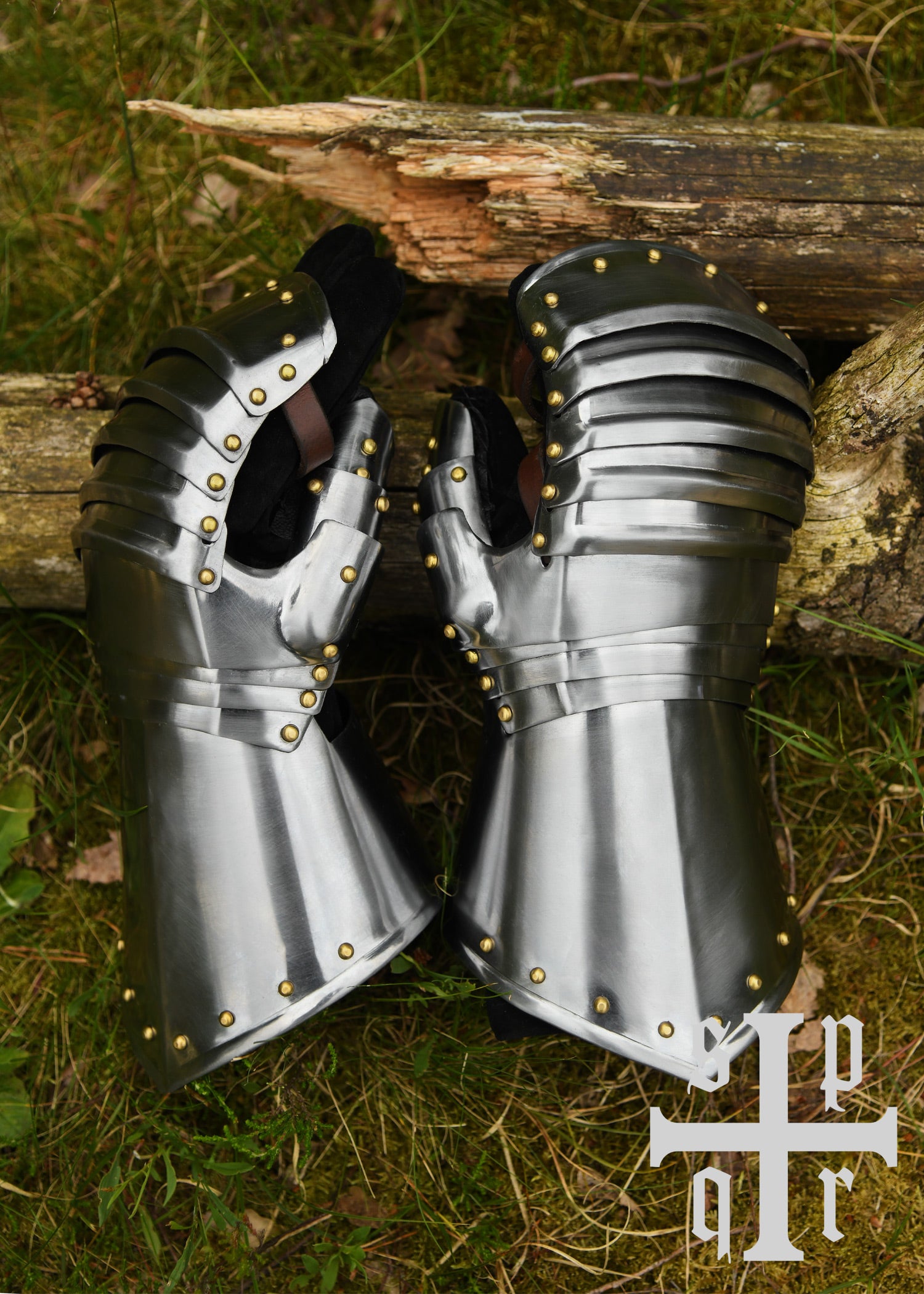 Hentzen Medieval, Guantes De Placas, Siglos Xv-xvi Century, Acero De 1,6 Mm, Par 2