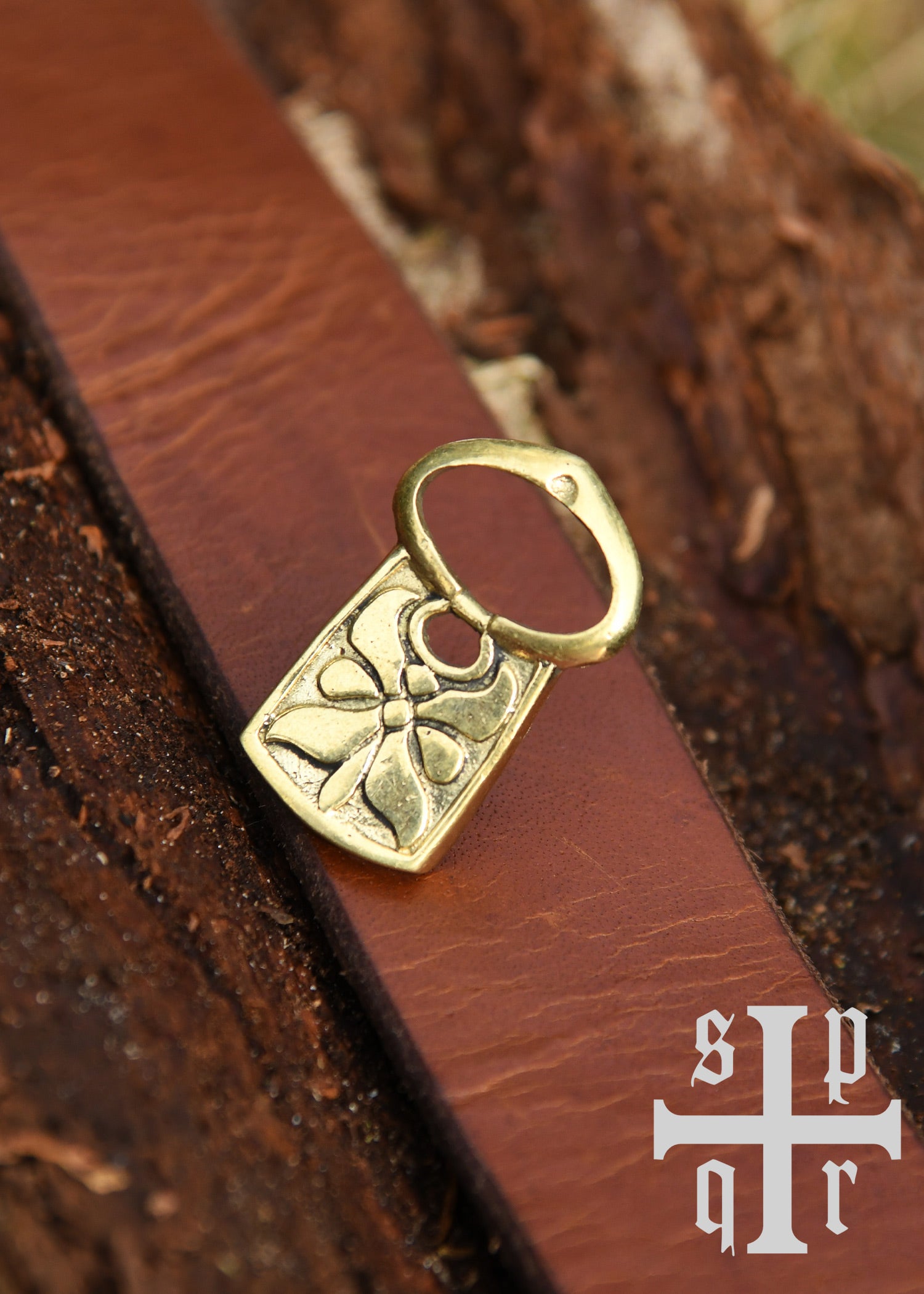 Imagen única de: Hebilla De Cinturón Con Placa Para Correa, Latón