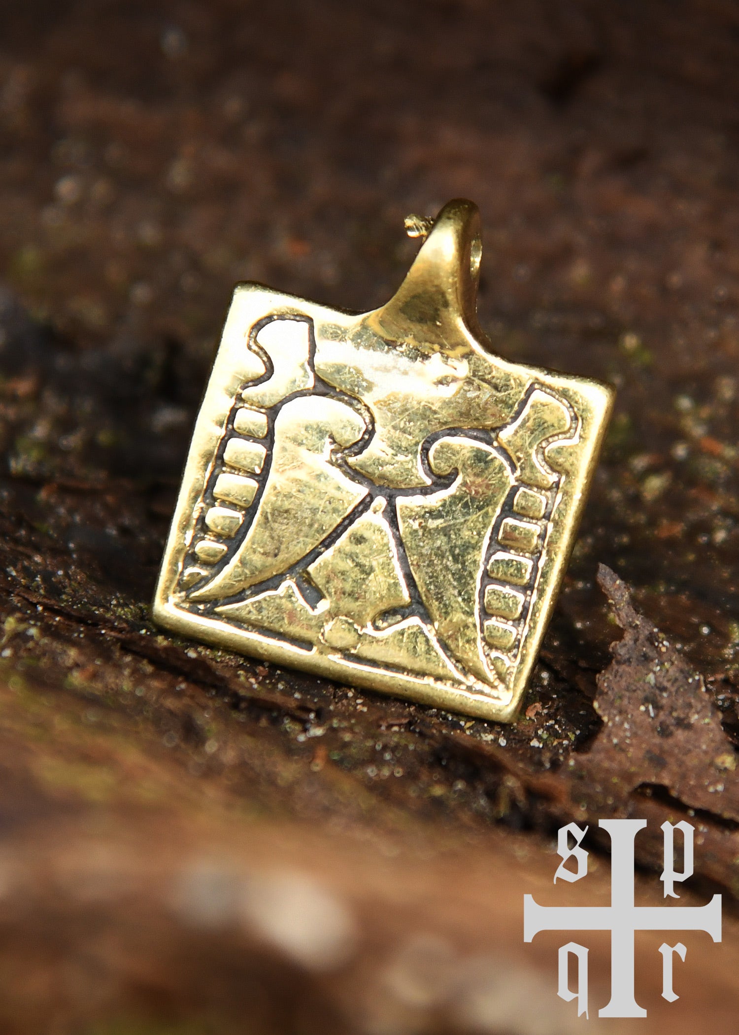 Imagen única de: Herraje Para Cinturón De Latón, Rectangular