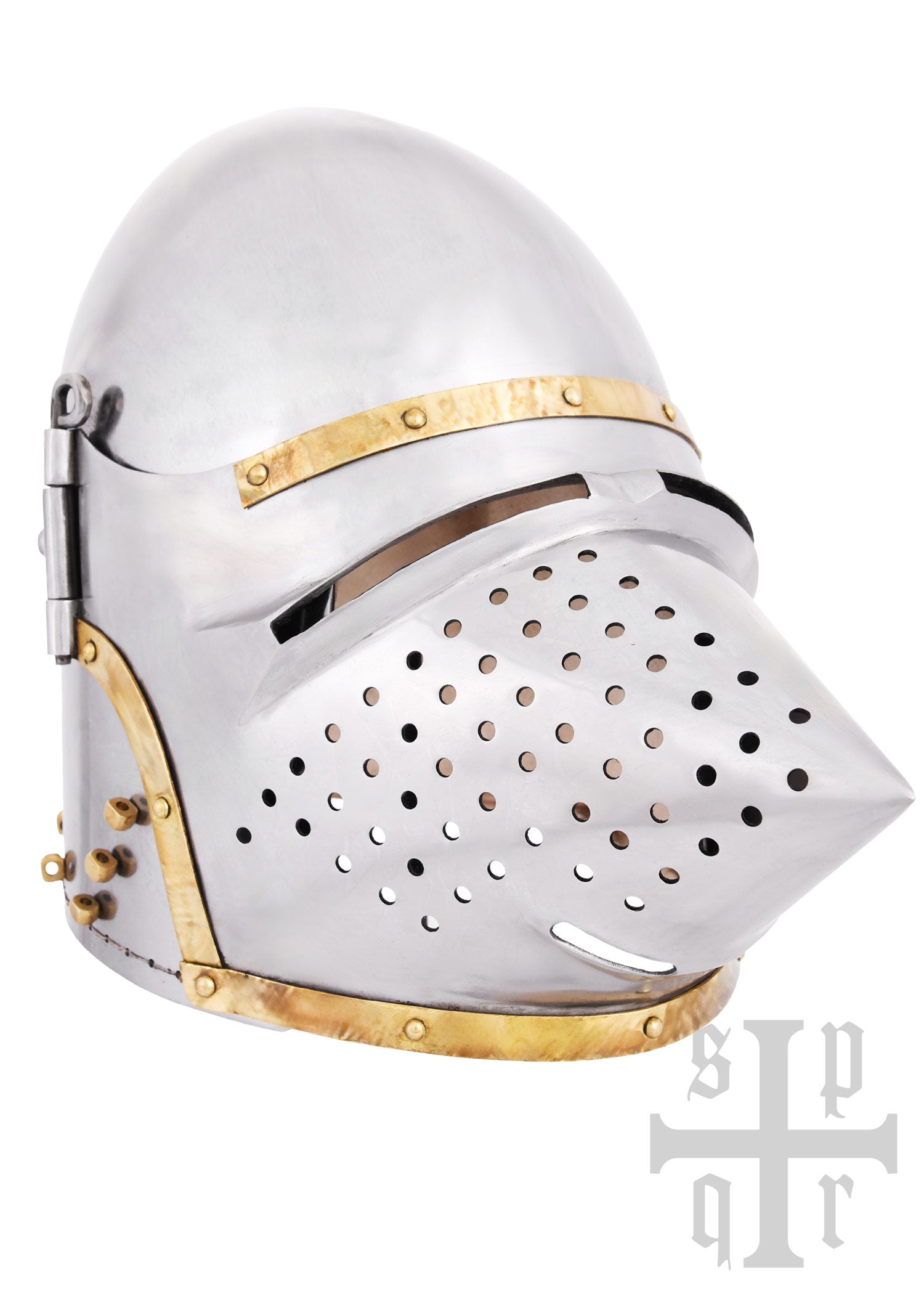 Imagen única de: Hundsgugel, Casco Medieval, Aprox. 1370, Acero De 1,6 Mm