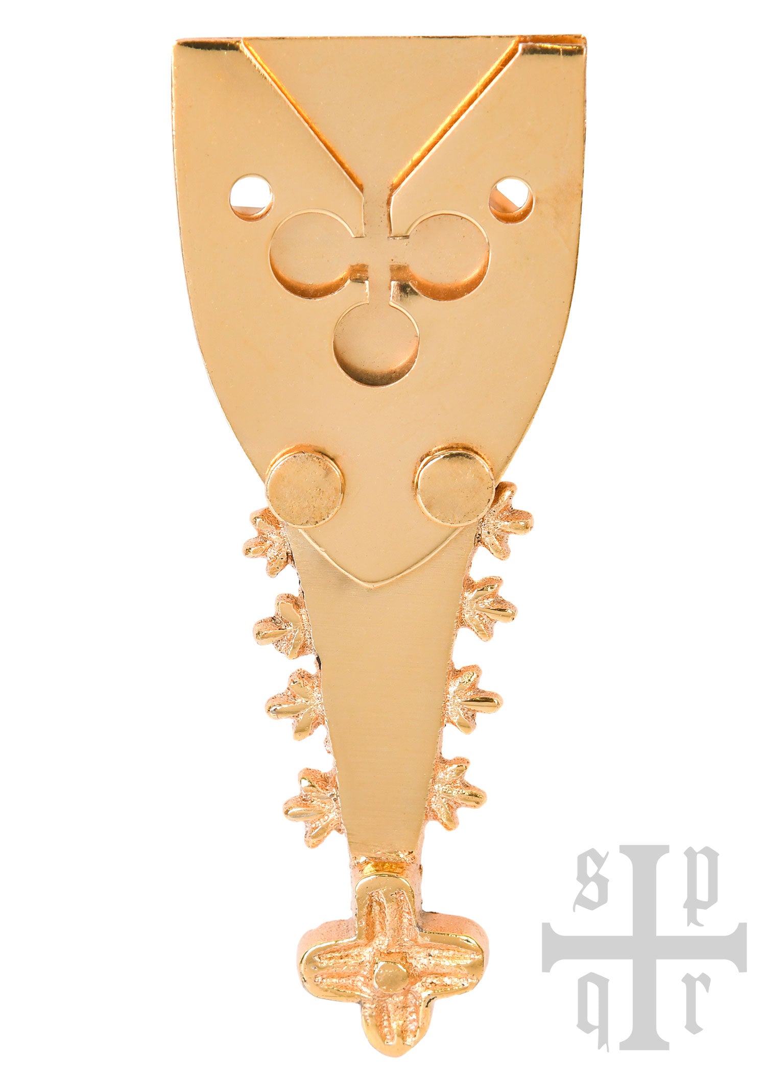 Imagen única de: Herraje Para Cinturón Con Motivo De Trébol, Latón Galvanizado