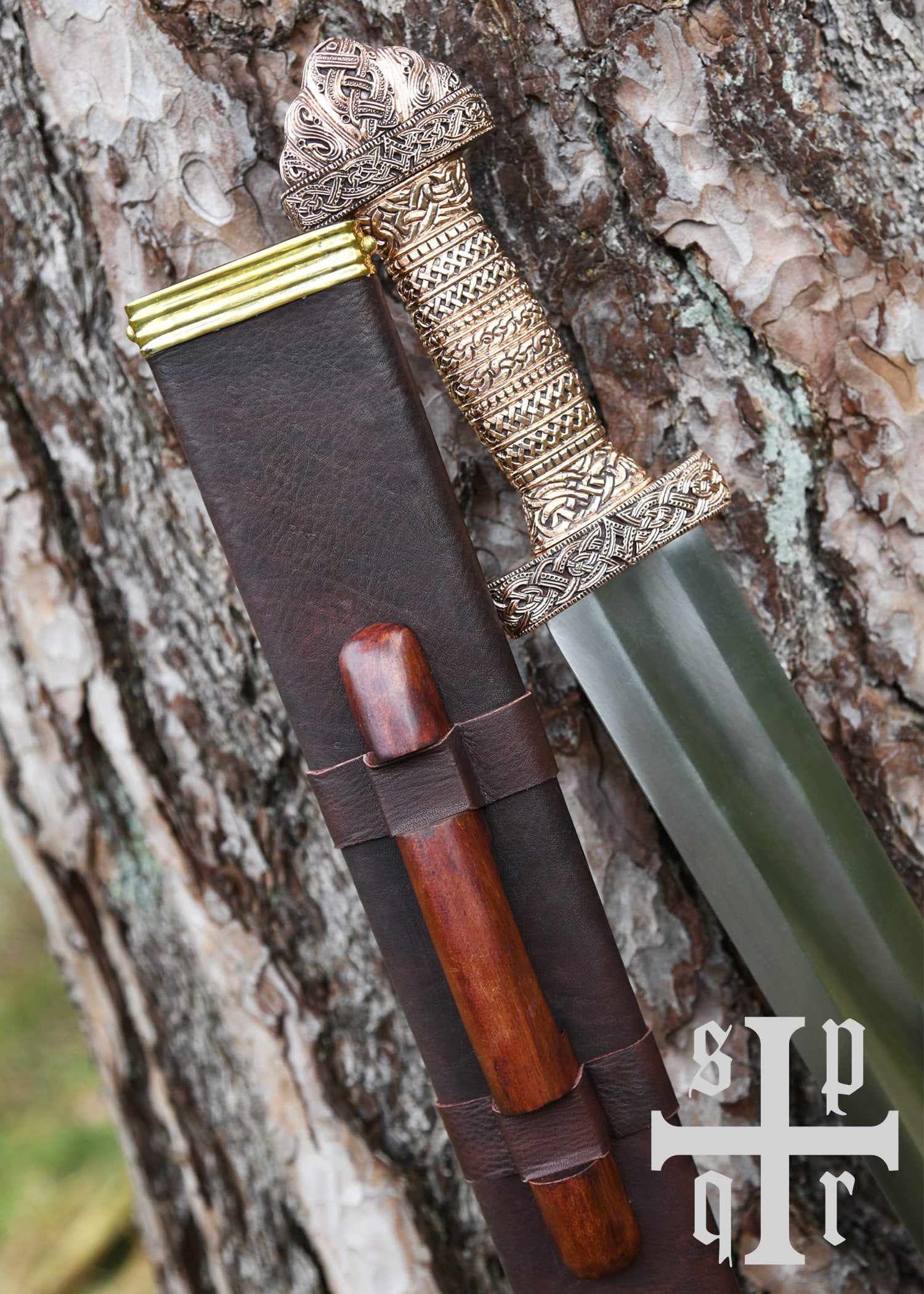 Imagen única de: Espada Del Período Vendel De Gotland (Broa), Siglo Viii, Mango De Bronce Categoría-B