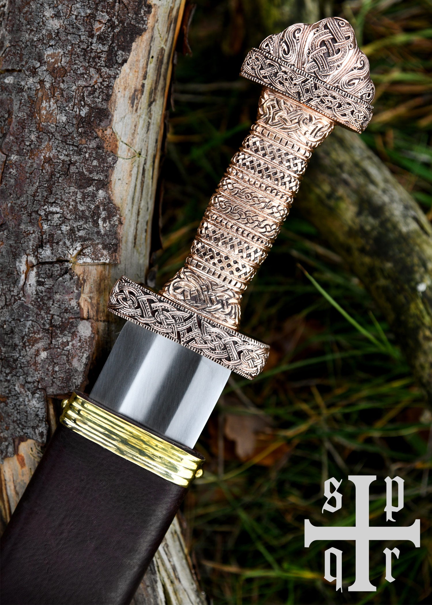 Imagen única de: Espada Del Período Vendel De Gotland (Broa), Siglo Viii, Mango De Bronce Categoría-B