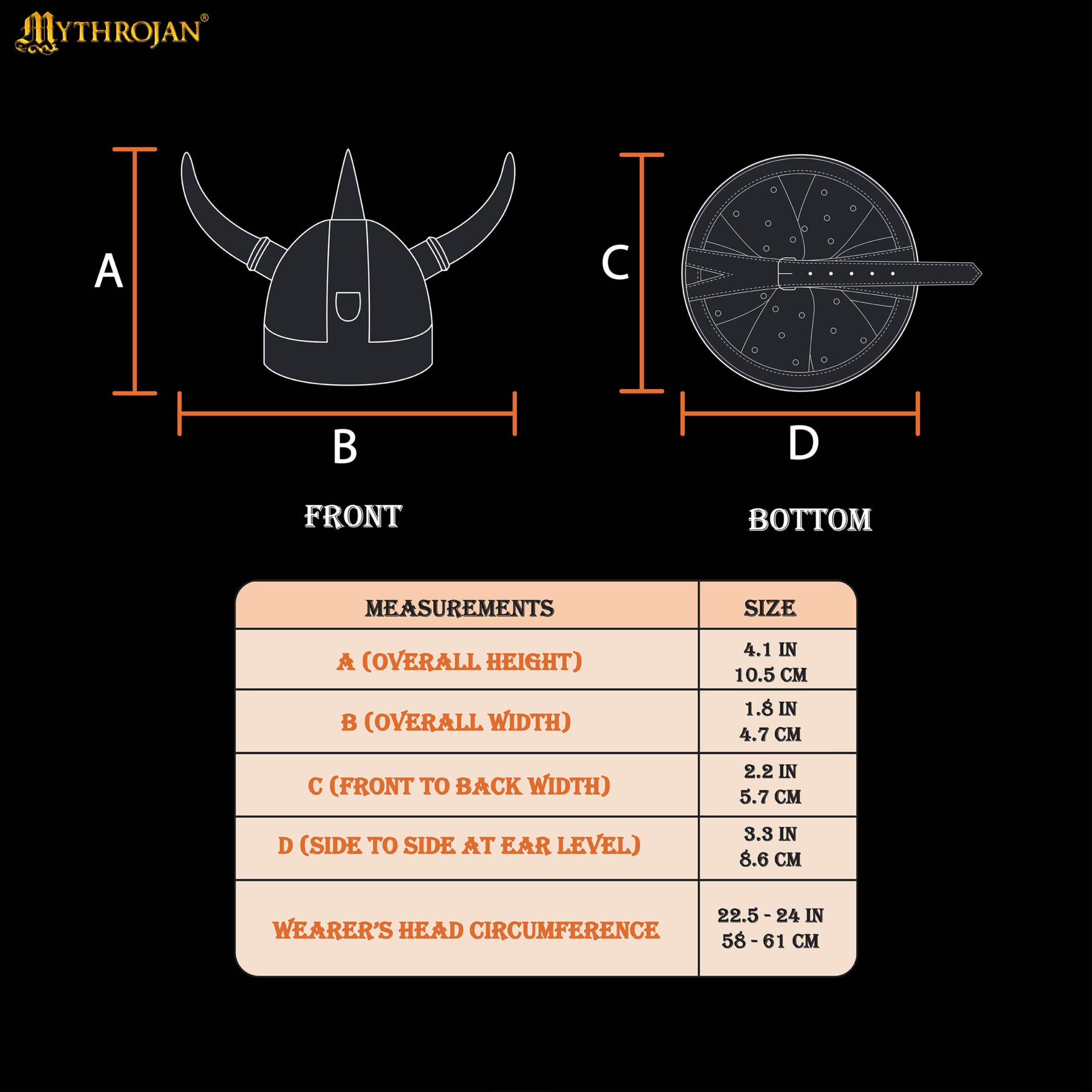 Imagen única de: Casco Vikingo con Cuernos - Acero y Latón Artesanal