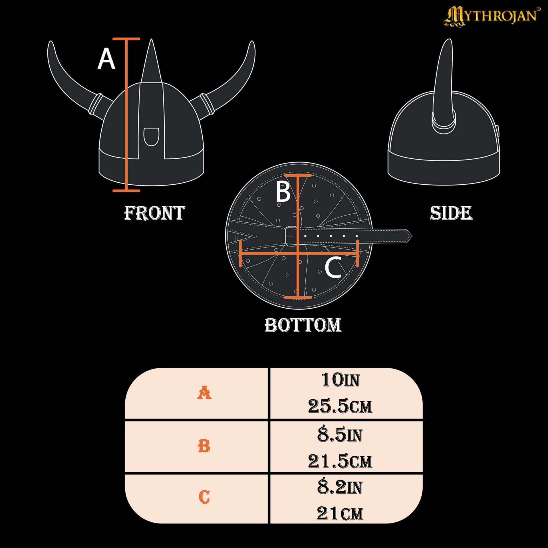 Imagen única de: Casco Vikingo con Cuernos - Acero y Latón Artesanal