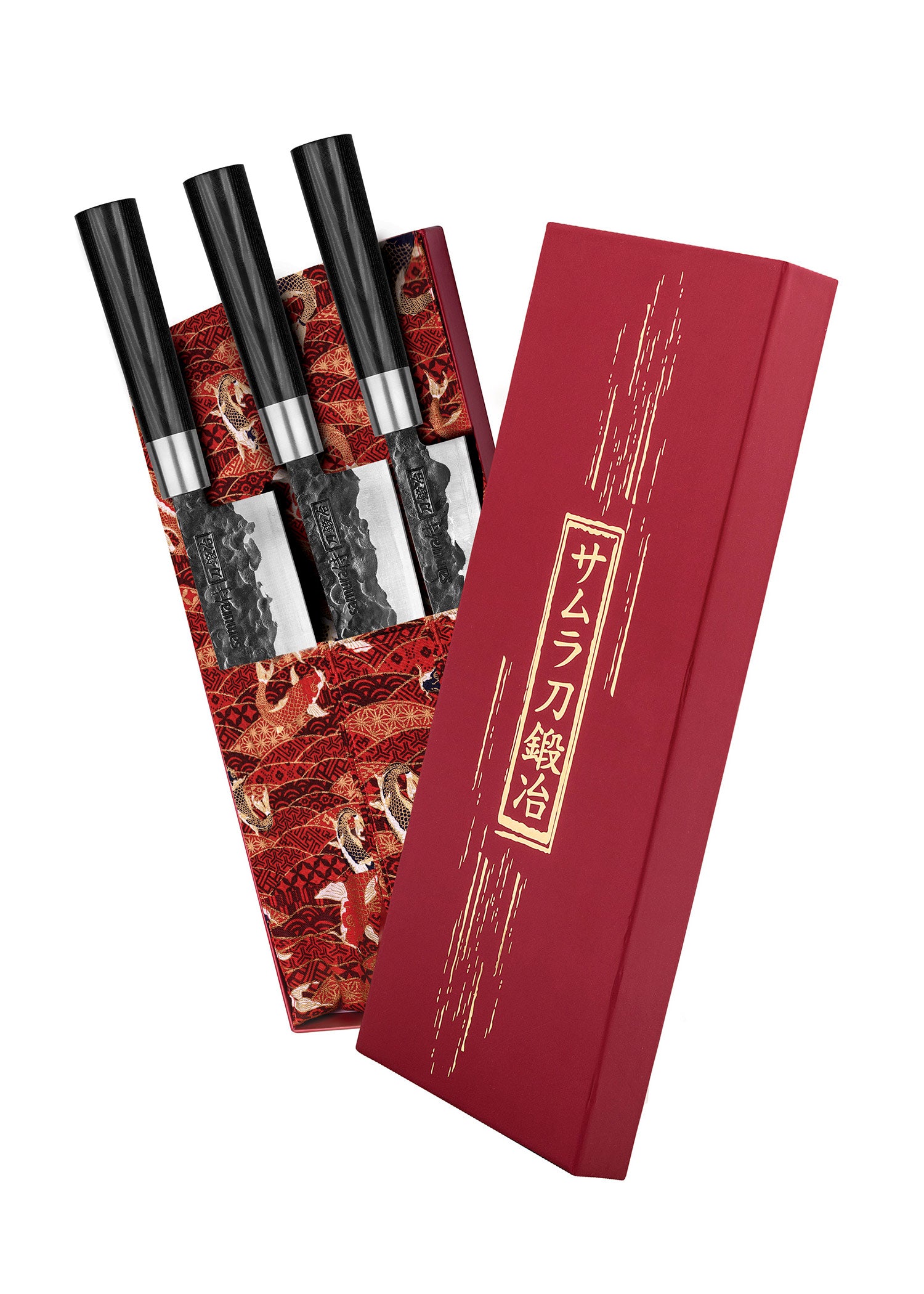 Imagen única de: Juego De 3 Cuchillos De Cocina Samura Blacksmith.