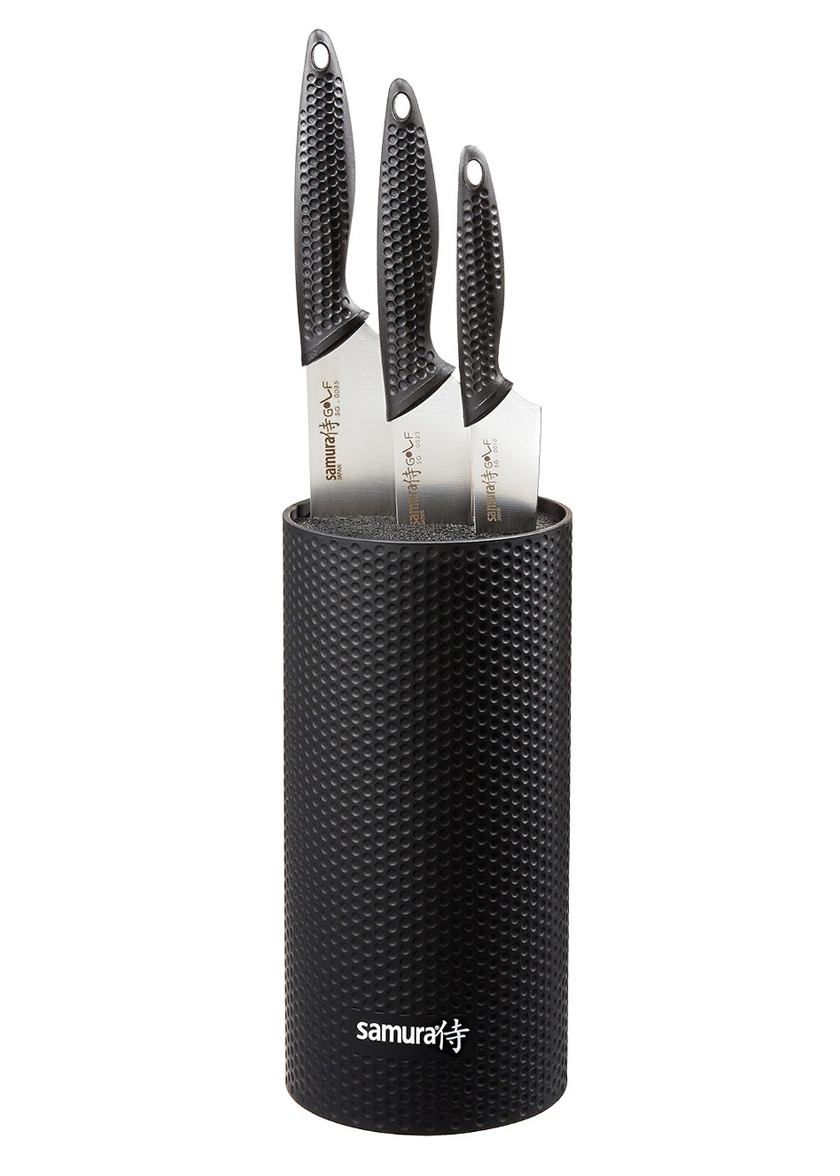 Imagen única de: Taco De Cuchillos Samura Golf Con 3 Cuchillos De Cocina.