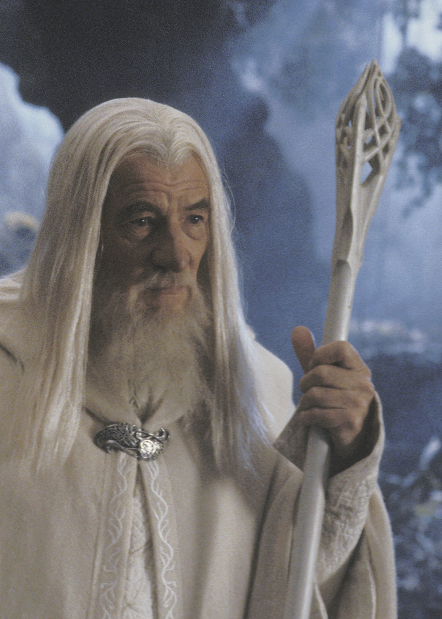 Imagen única de: El Señor De Los Anillos - Bastón De Gandalf El Blanco