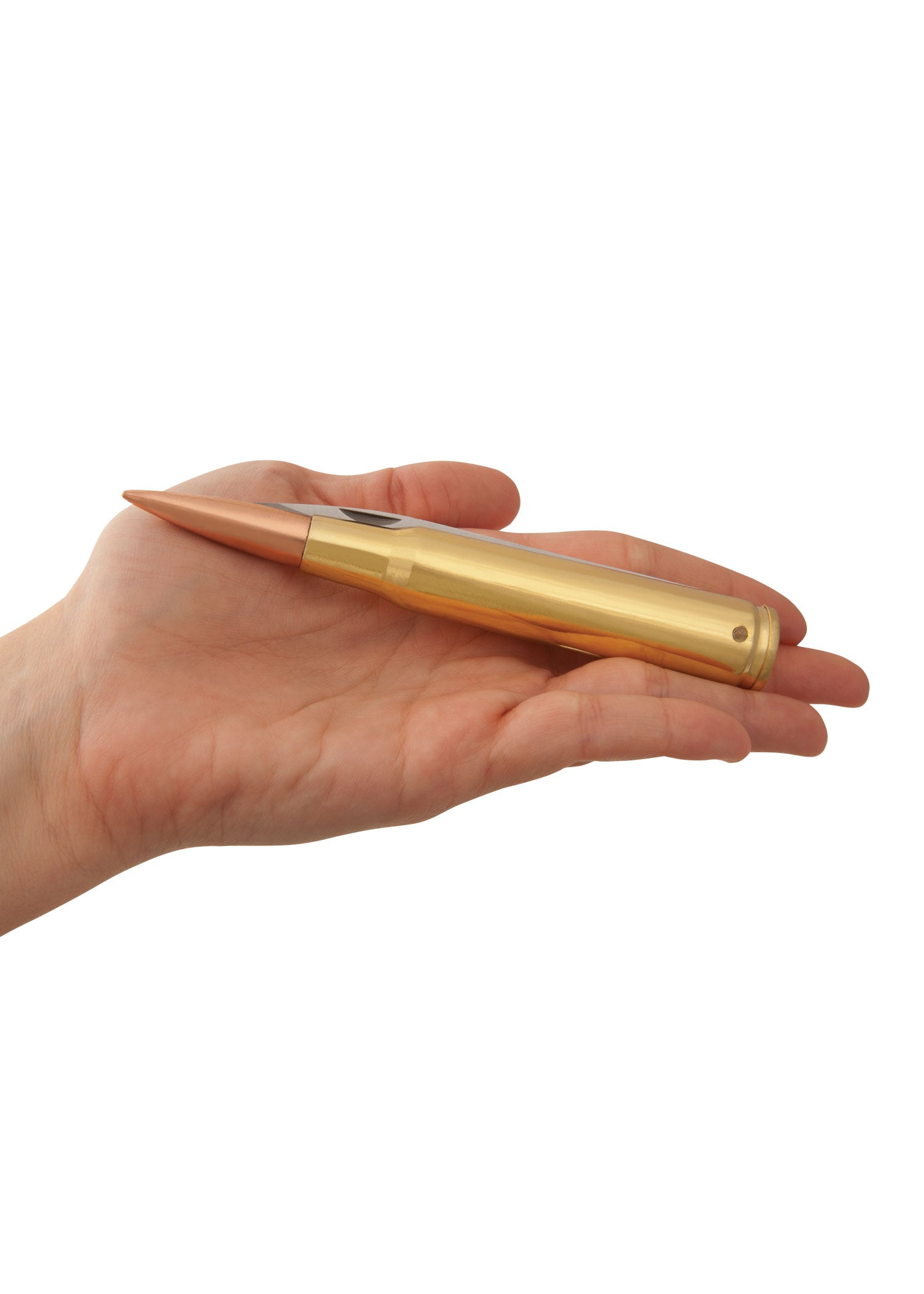 Imagen única de: Unidos 50 Cal. Bullet Folding Knife, Navaja Plegable Con Forma De Cartucho