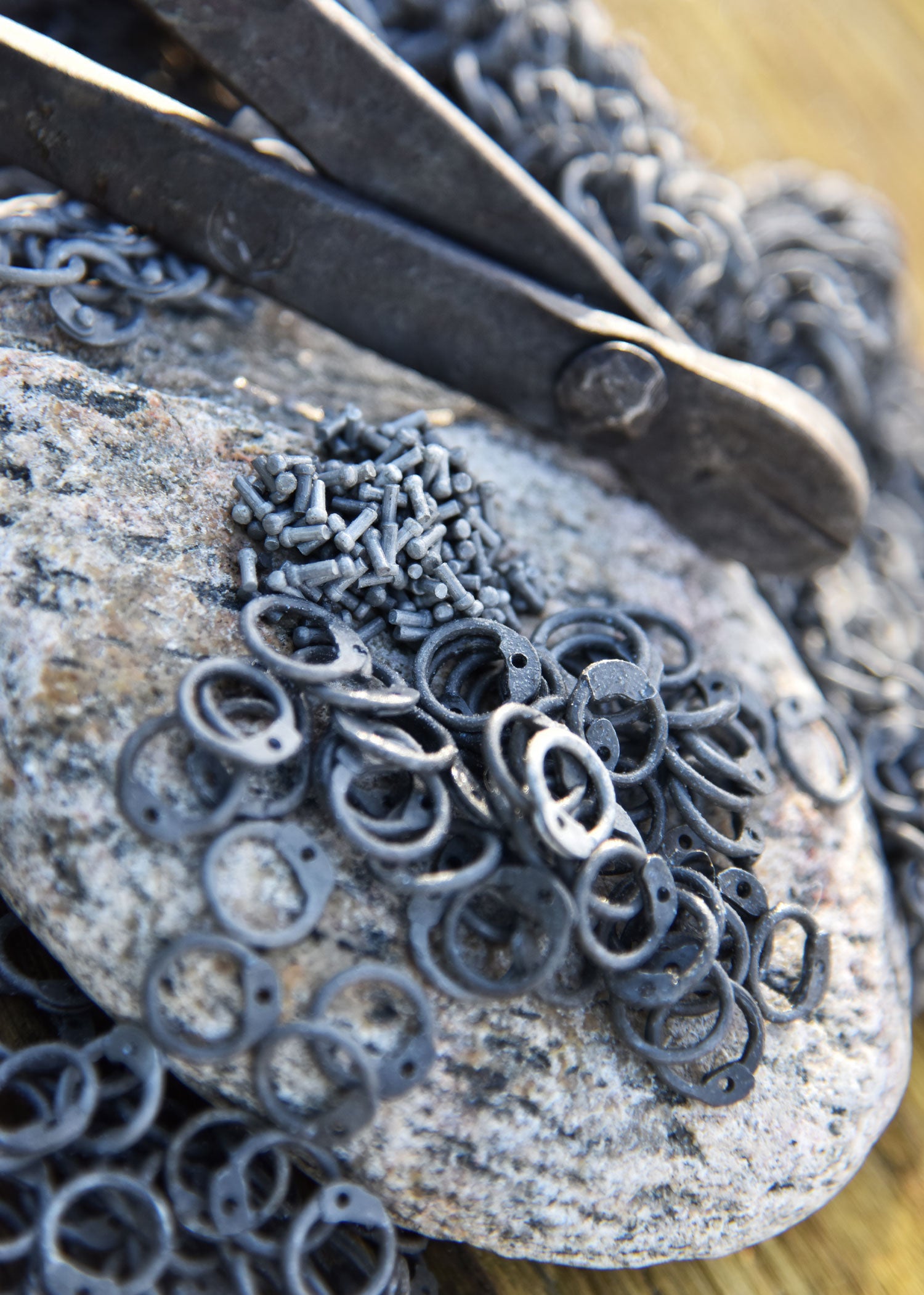 Imagen única de: Arr 1Kg Anillos Redondos Sueltos Para Remachar, Id 8Mm, Alambre De Aluminio