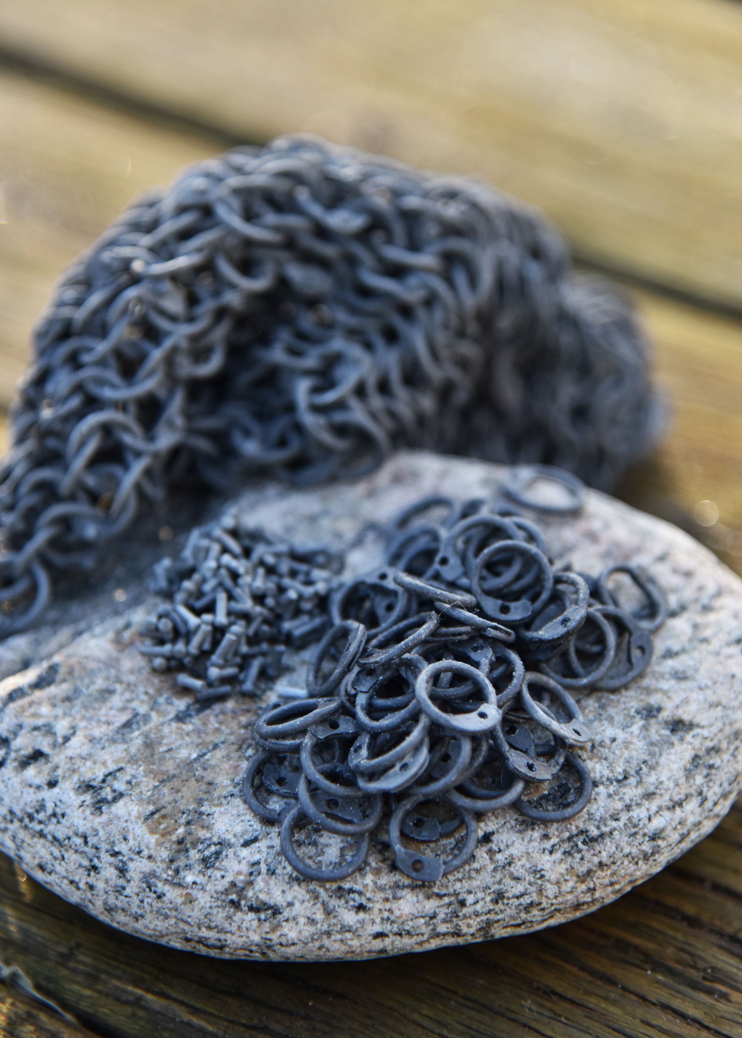 Imagen única de: Arr 1Kg Anillos Redondos Sueltos Para Remachar, Id 8Mm, Alambre De Aluminio