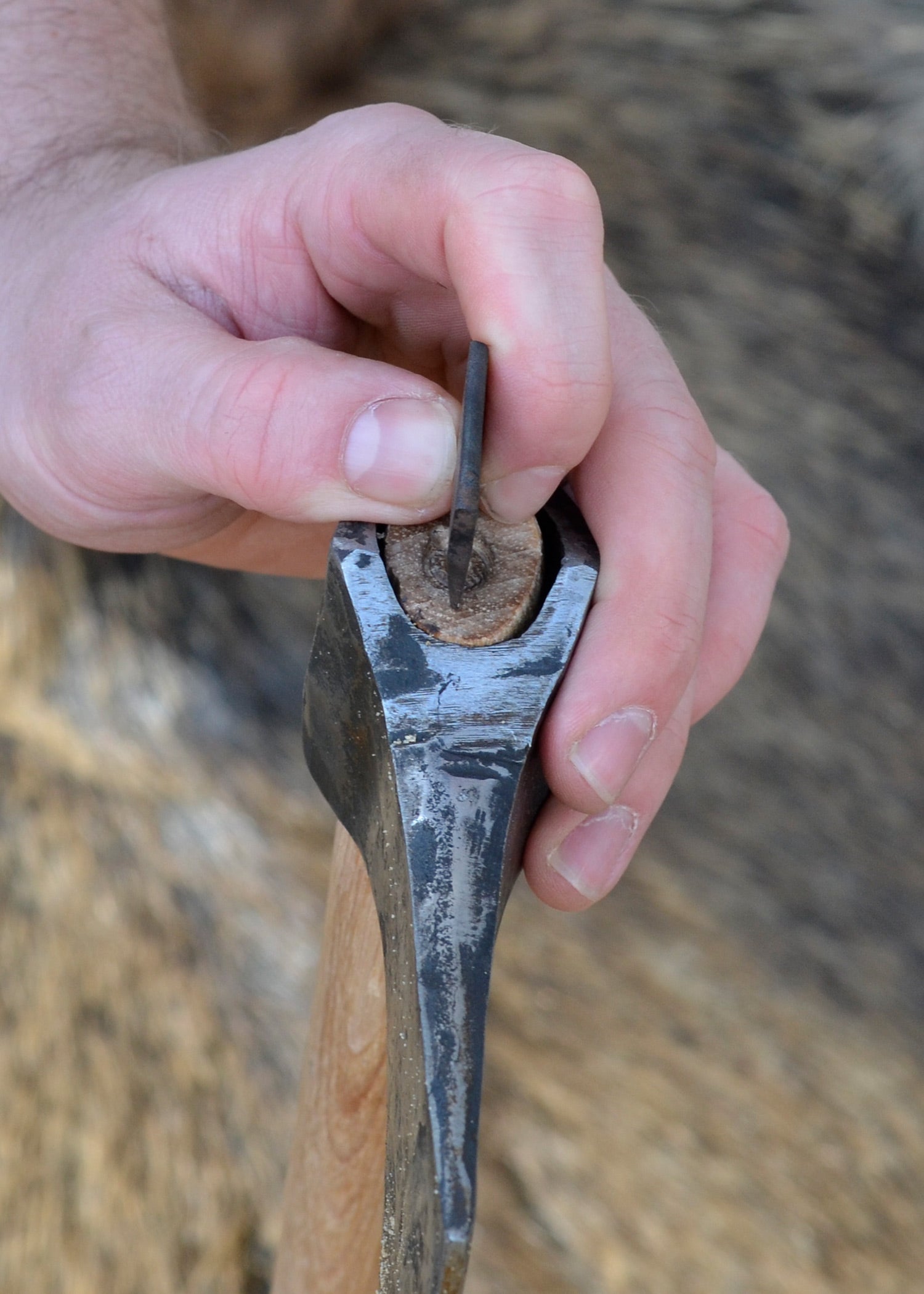 Imagen única de: Cuña De Hacha Forjada Para Fijación Al Mango, Varios Tamaños