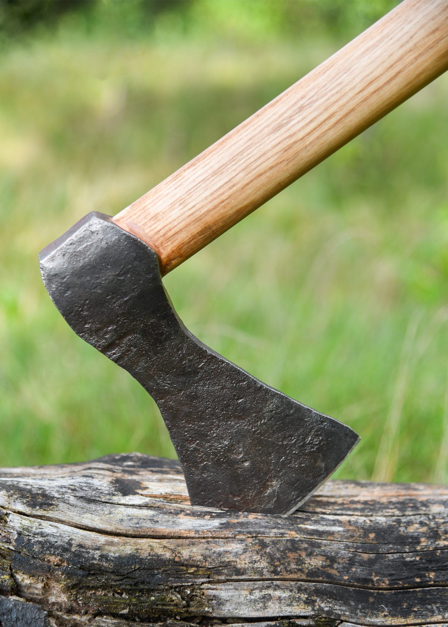 Imagen única de: Hacha Vikinga De Acero, Forjada A Mano, Tipo A