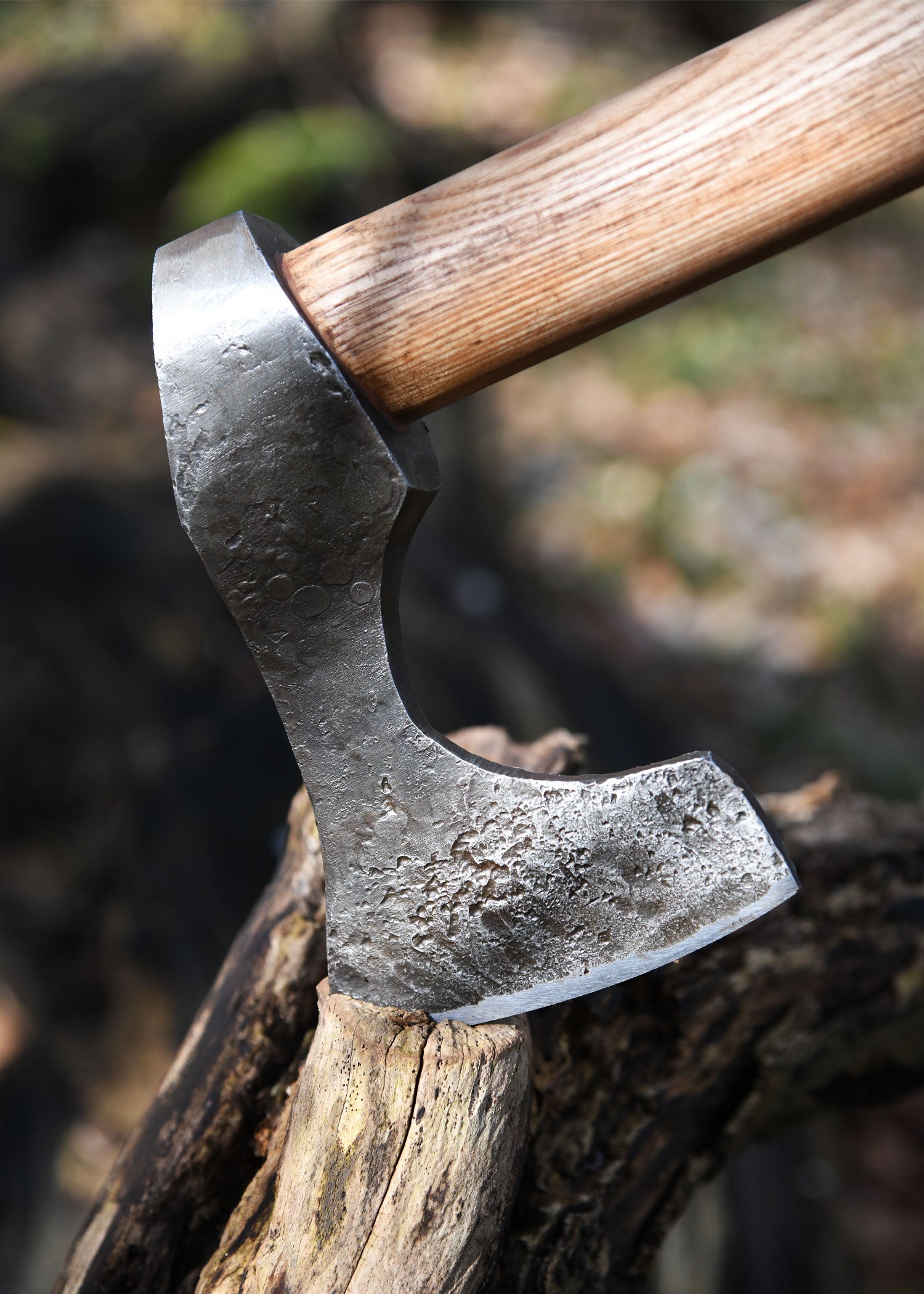 Imagen única de: Hacha Vikinga De Acero, Forjada A Mano, Tipo B