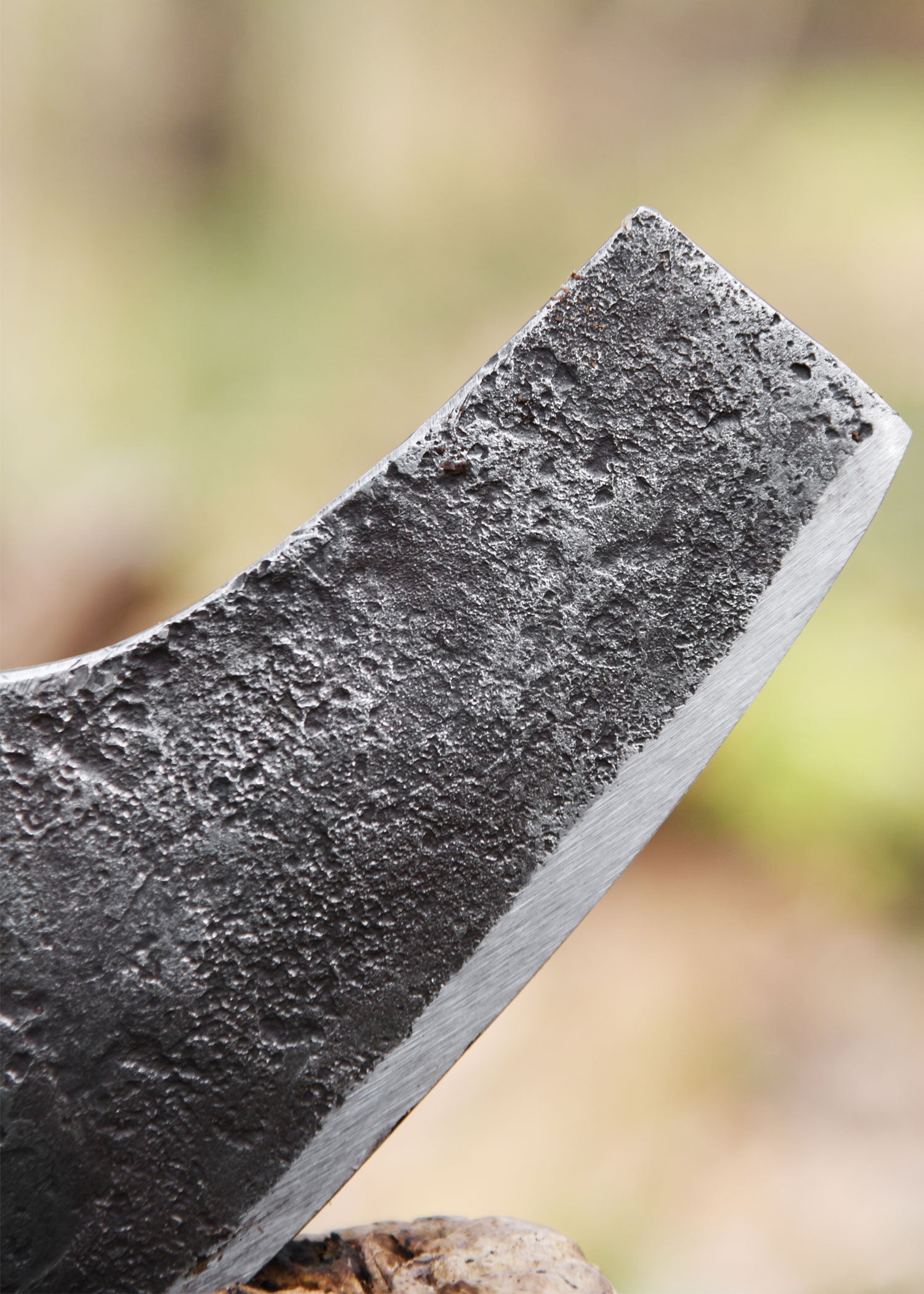 Imagen única de: Hacha Vikinga De Acero, Forjada A Mano, Tipo C