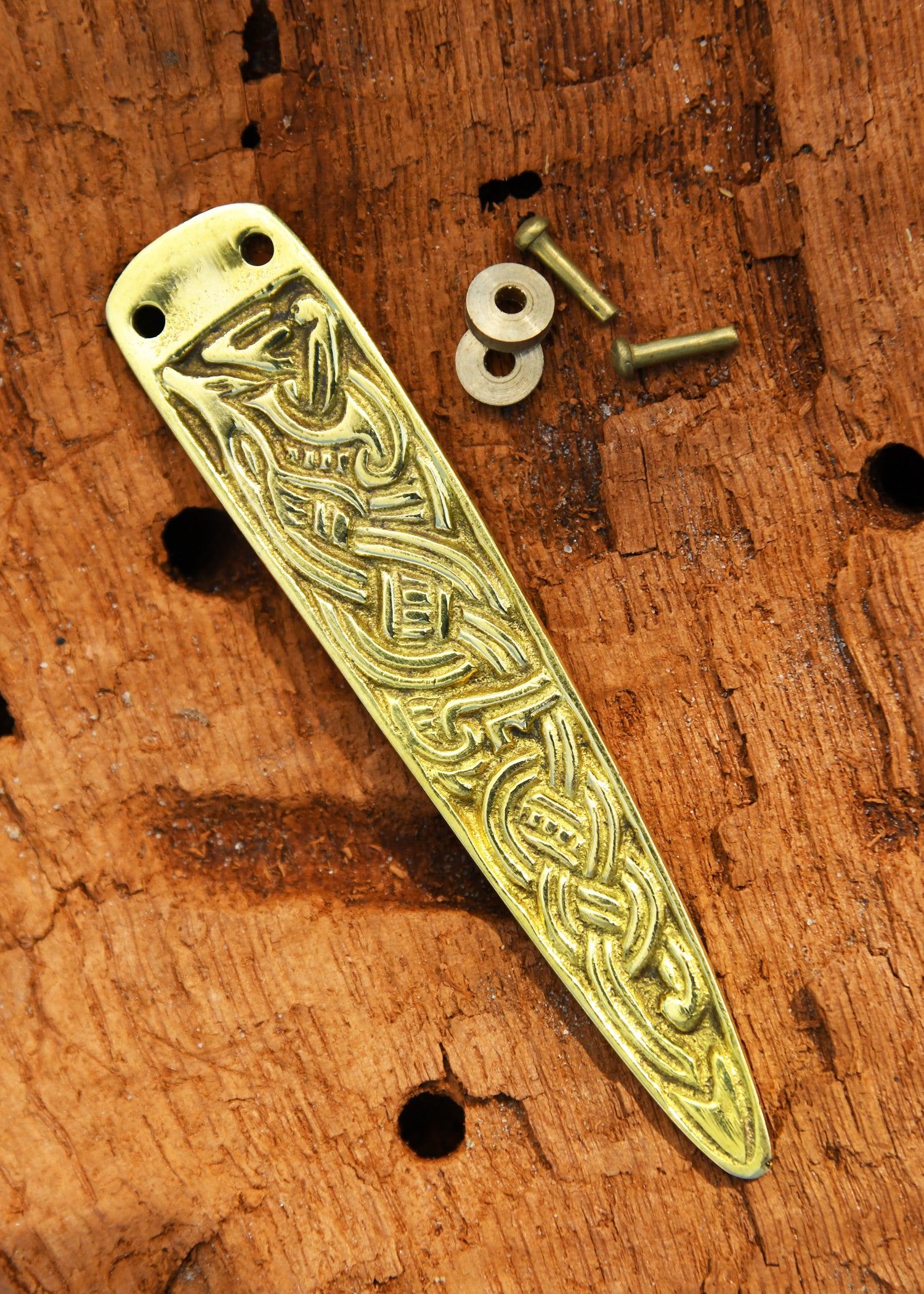 Imagen única de: Herraje Para Cinturón Vikingo, Latón