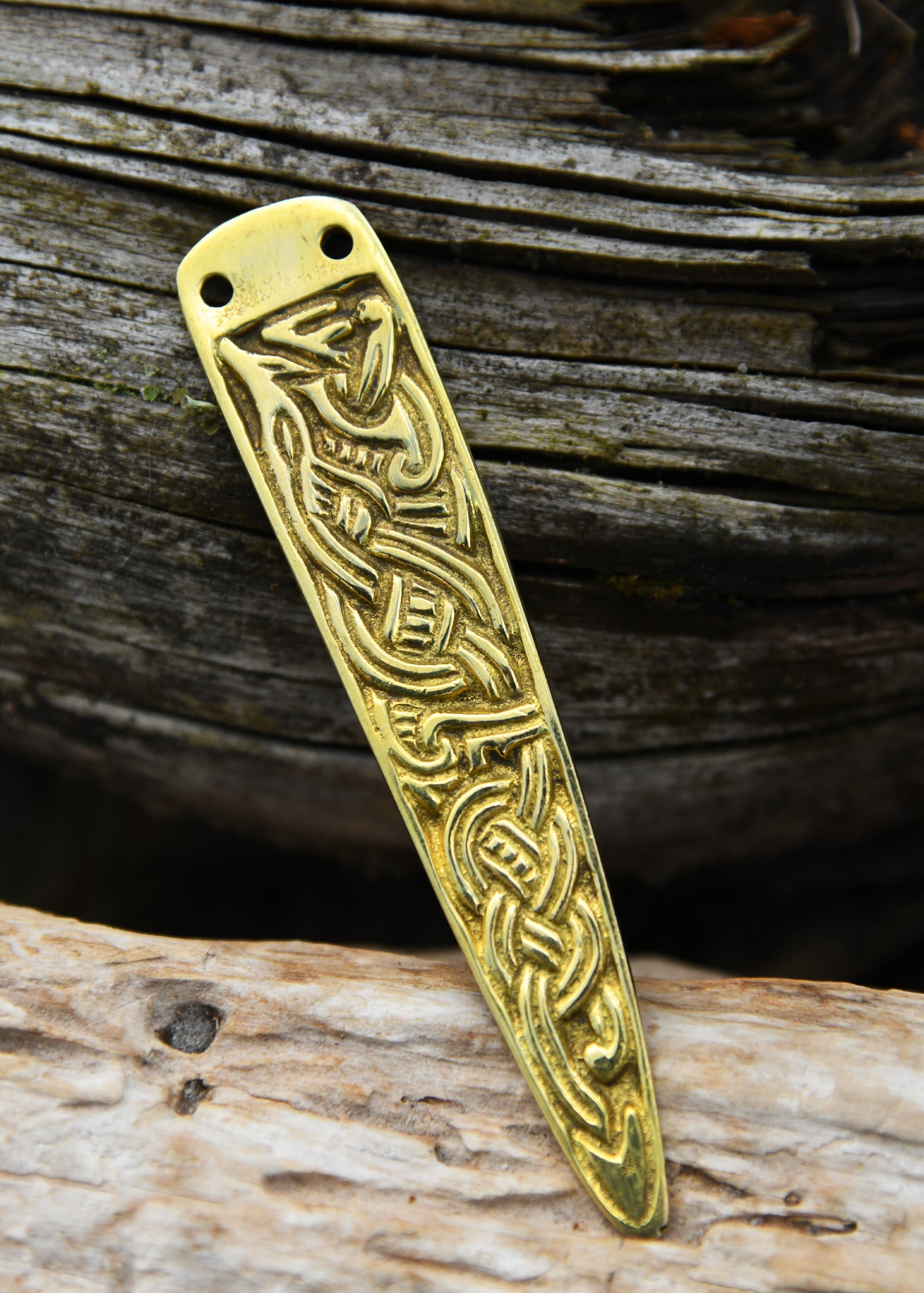 Imagen única de: Herraje Para Cinturón Vikingo, Latón